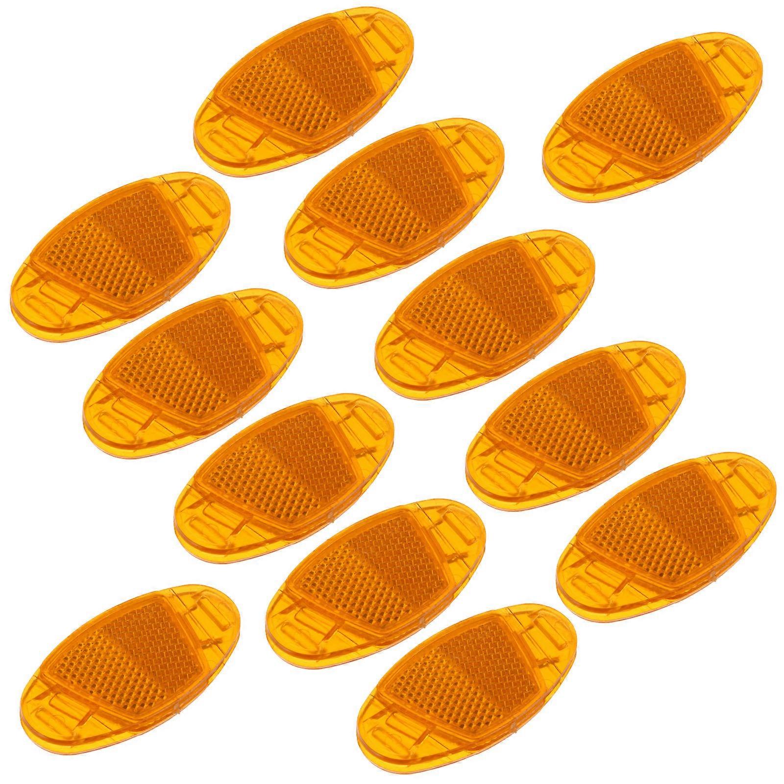 12 Pcs Bike Reflector Kit Wheel Spoke Reflectors Night Safety Warning Reflectors