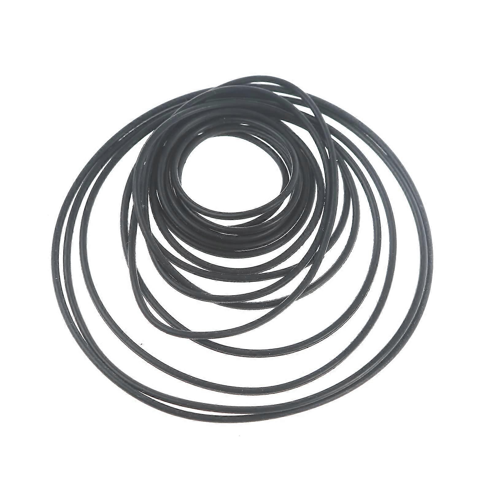 Belt 15pcs 1.2mm Rubber Band Replacement Strap for Recorder Turntable Compatible with Various Models