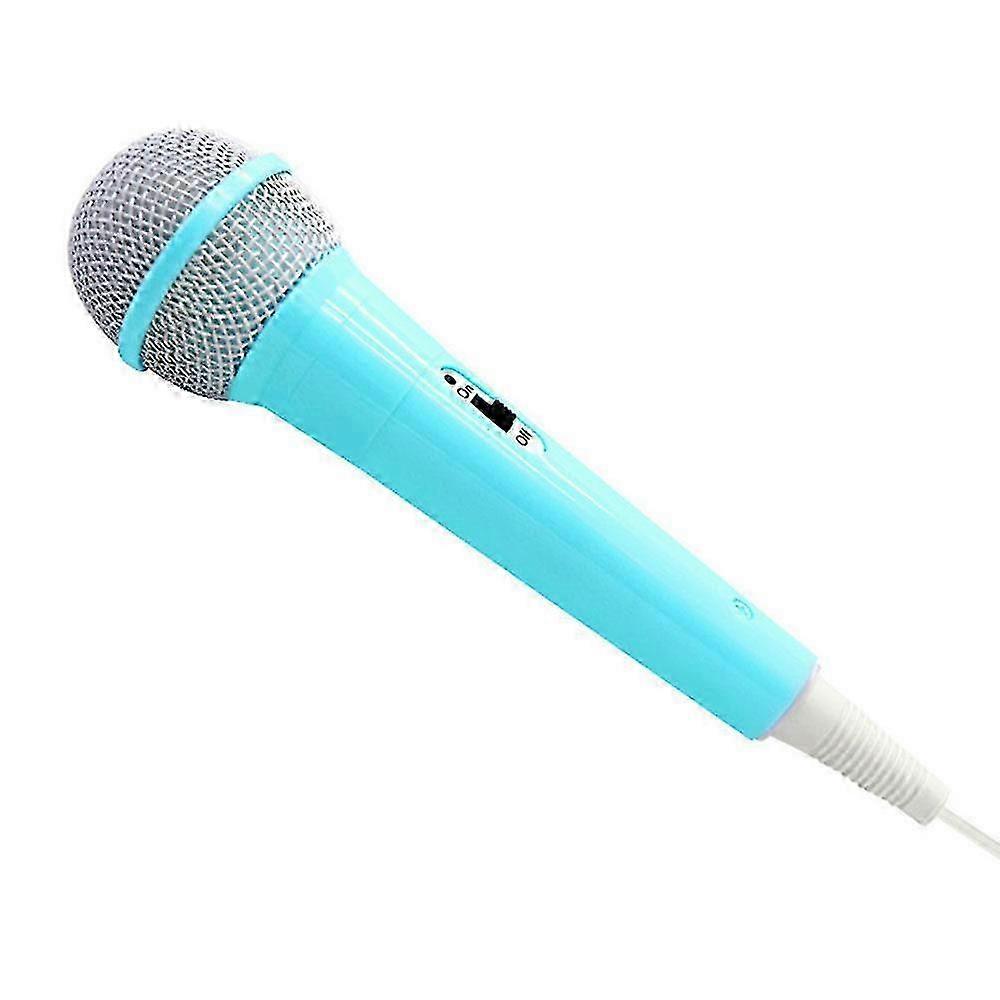 Wired Handheld Karaoke Microphone for Kids - Portable Toy Mic for Singing
