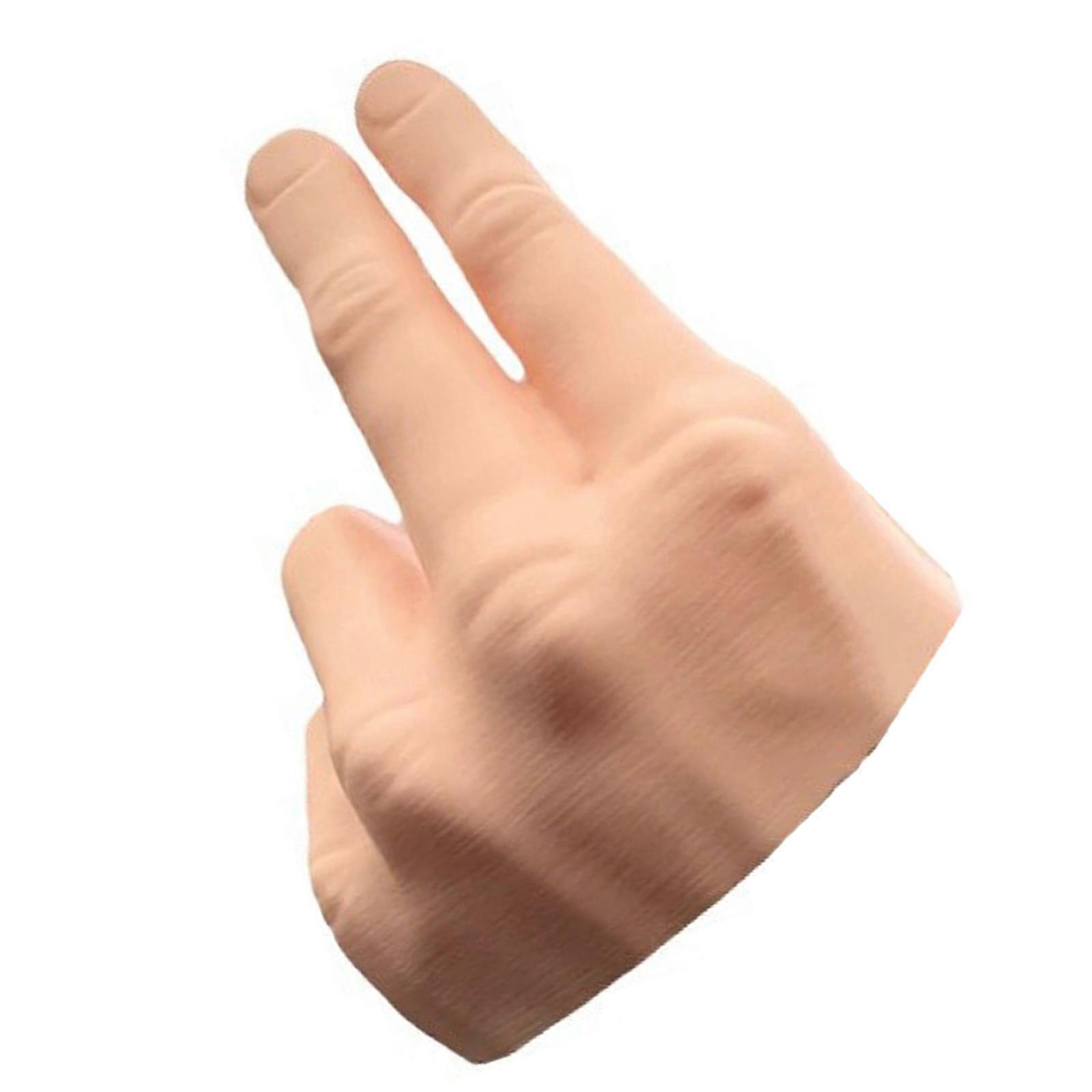 Two Finger Waving Hand Car Dashboard Decorations Funny Automobile Waves Hand Car Interior The Lazy Waver for Most Car Multicolor