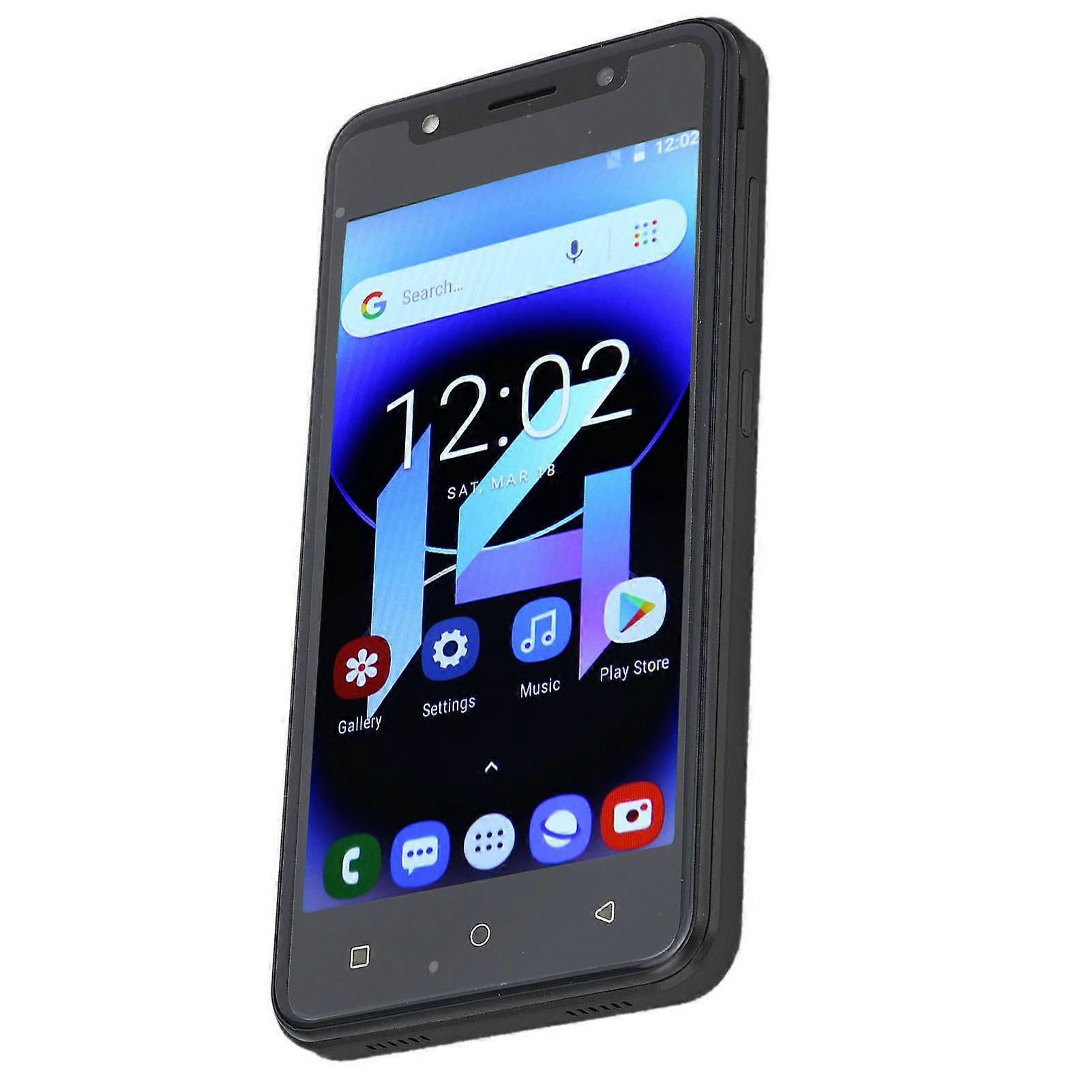 לא נעול סמארטפון 3G 5.0 אינץ HD מסך זיהוי פנים 4GB RAM 32GB ROM כרטיס כפול כפול המתנה טלפון נייד עבור אנדרואיד 10 שחור