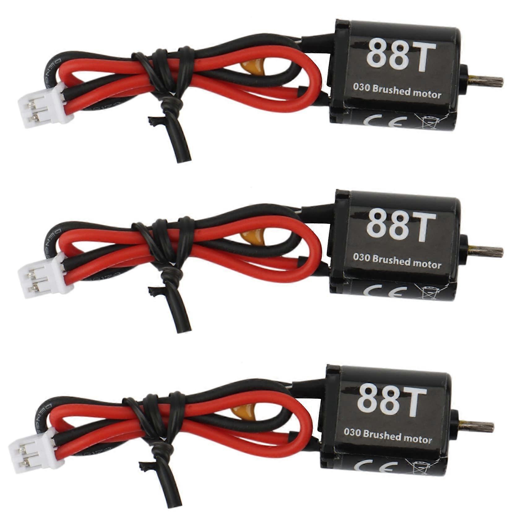 3X 030 Bushed Motor 88T Upgrade for 1/24 Axial SCX24 RC Crawler Axi90081 Axi00002 Axi00001 Axi00004 Replacement Parts