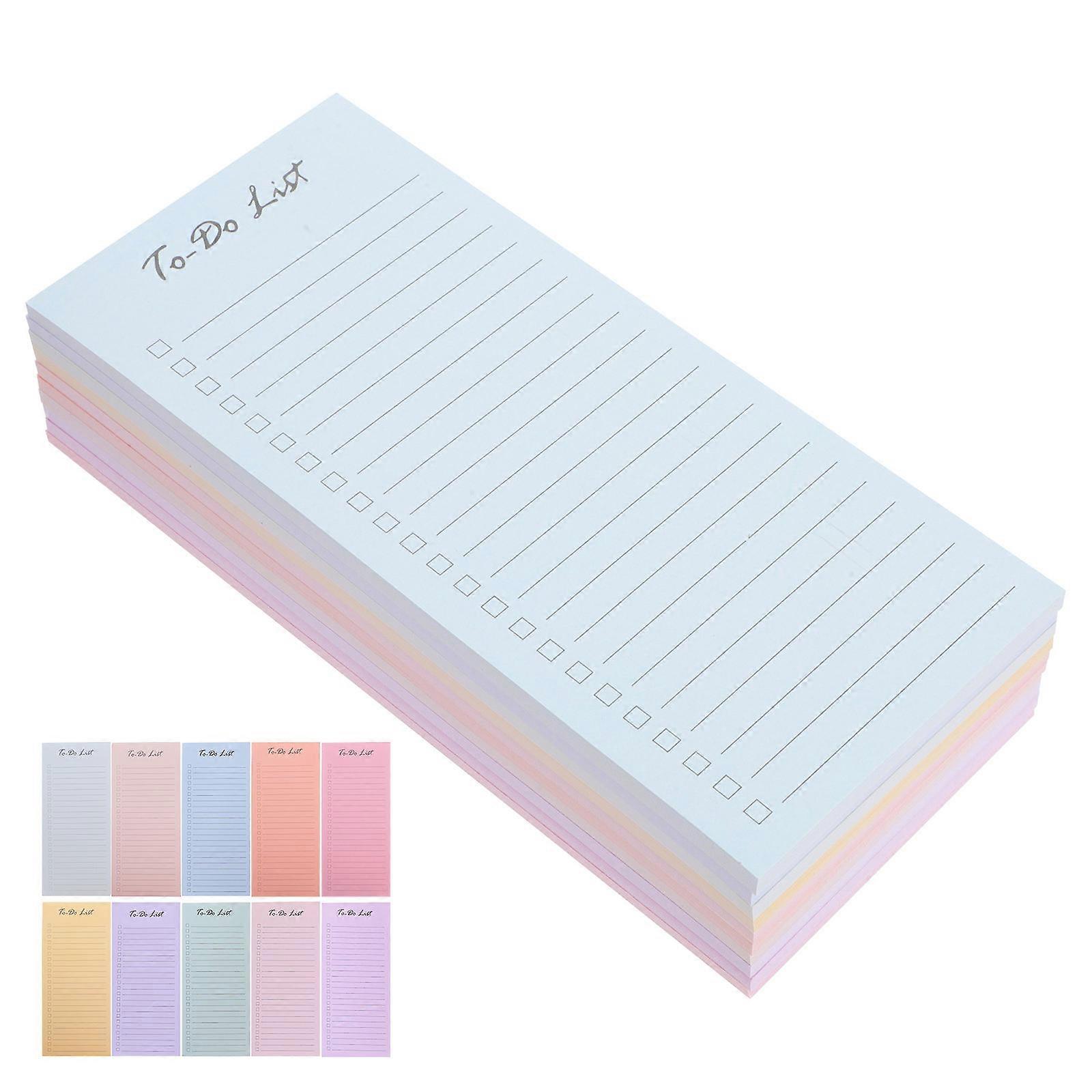 To Do Notepad Color Coded Academic Planner for Daily Task Tracking Portable Reminder Notebook for Office and School Use Efficient Organization