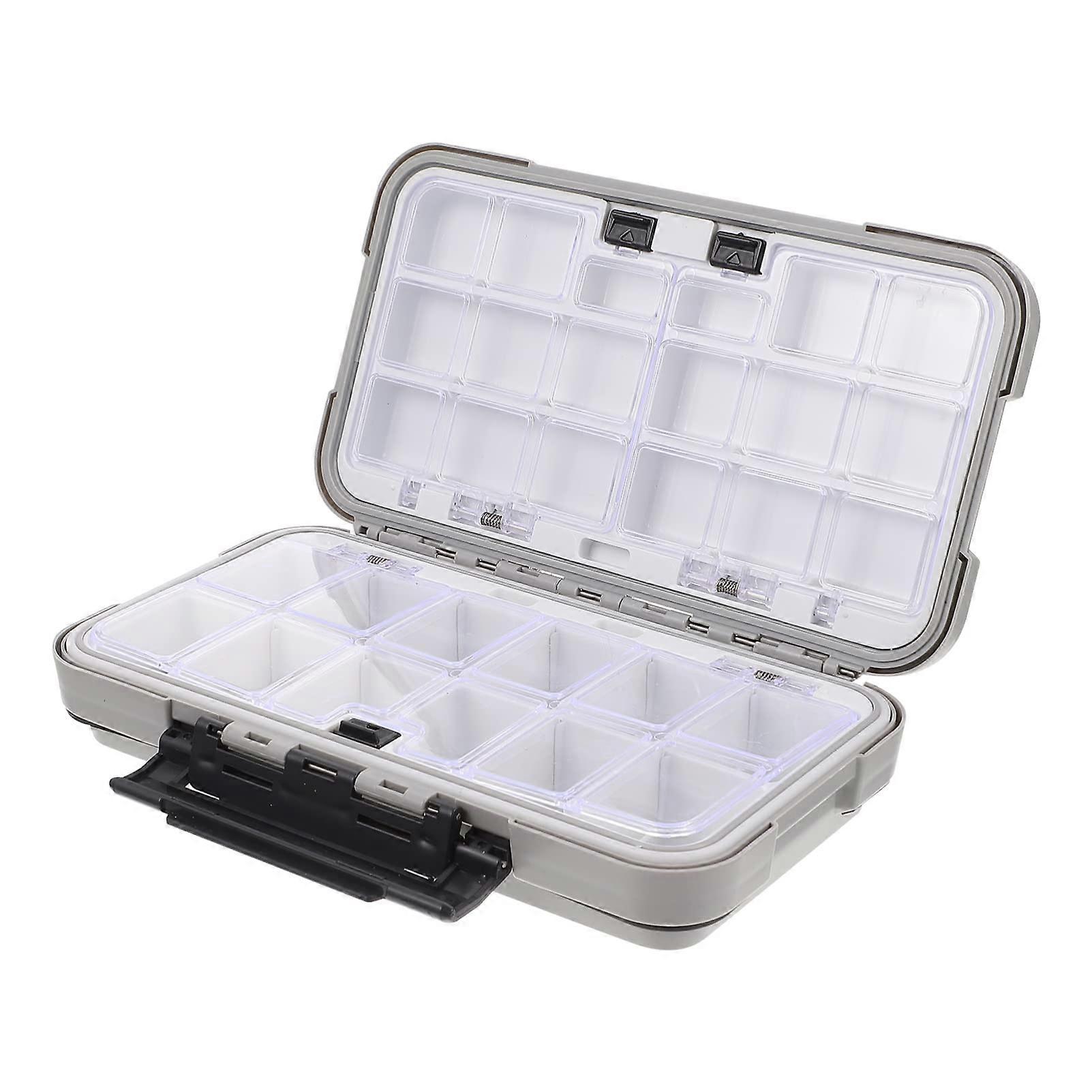 1 Piece Multifunctional Fishing Tackle Box Waterproof Tool Case for Hooks and Lures Portable and Lightweight for Anglers