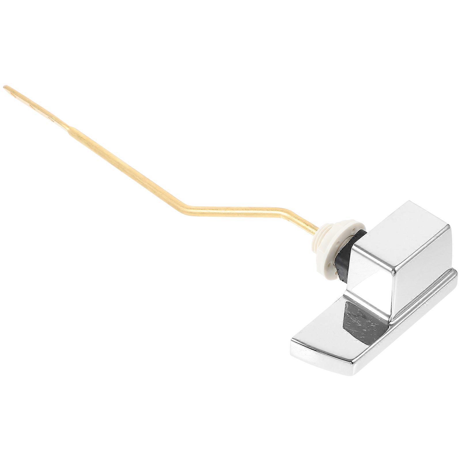 Toilet Tank Lever Replacement Zinc Alloy Side Press Control Bathroom Installation 1Pack