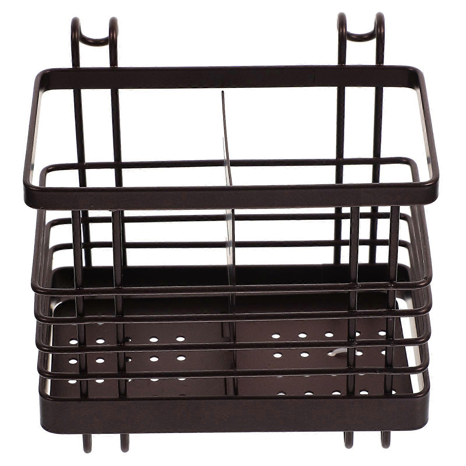 Cutlery Container Desktop Spoon Holder Convenient Chopstick Holder Modern Style Housewives 5.23X4.52X3.93IN Kitchen Organization 1Pcs