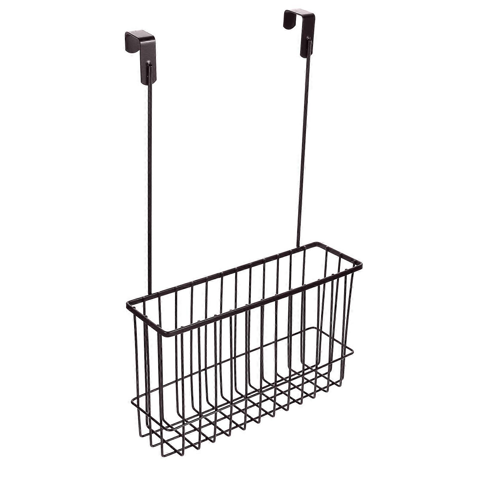 Cupboard Door Organizer Hanging Storage Rack with 2pcs Baskets