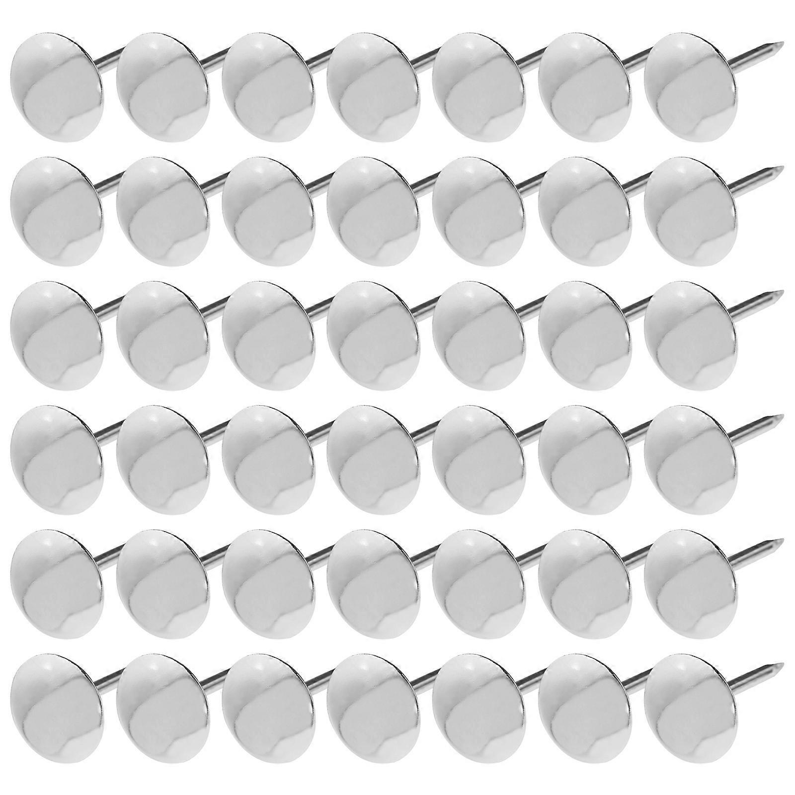 100pcs Silver Iron Decorative Nails for Furniture Crafts and Daily Use Adding Beauty to Decor