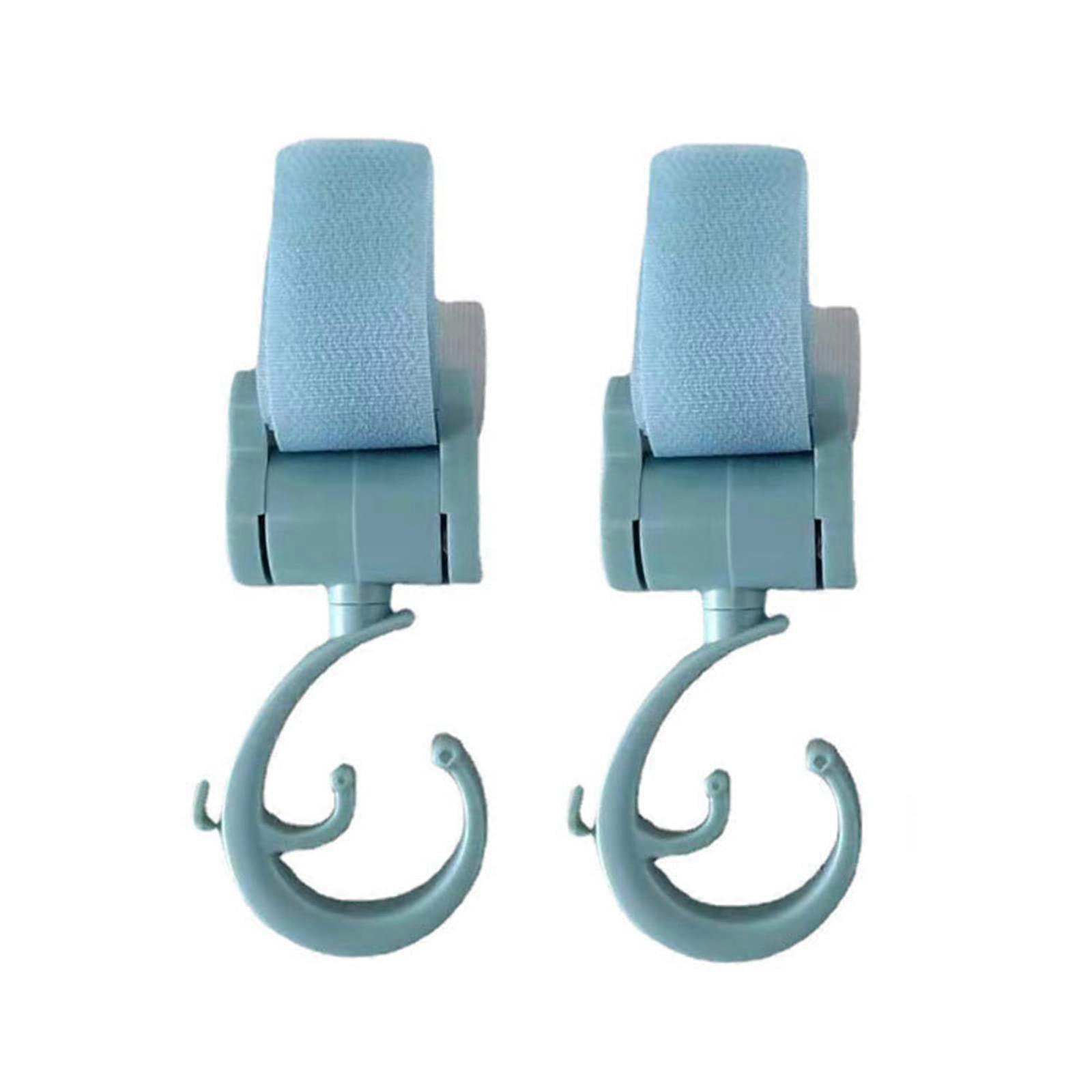 Baby Stroller Hooks 2 PCs Multipurpose Accessories Shopping Pram Hooks Props For Outdoor Walking Hanging Diaper Bag Operator