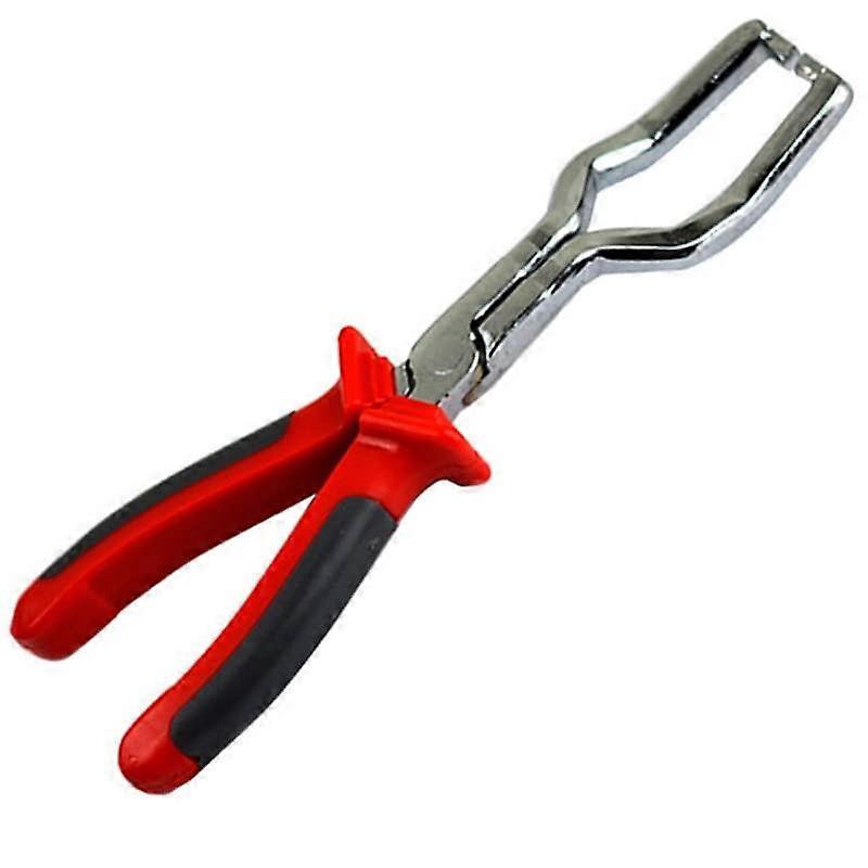 Gasoline Filter Caliper Pliers, Line Fitting Clamp Removal Pliers, PVC Rubber Coated Handle, Metal Head