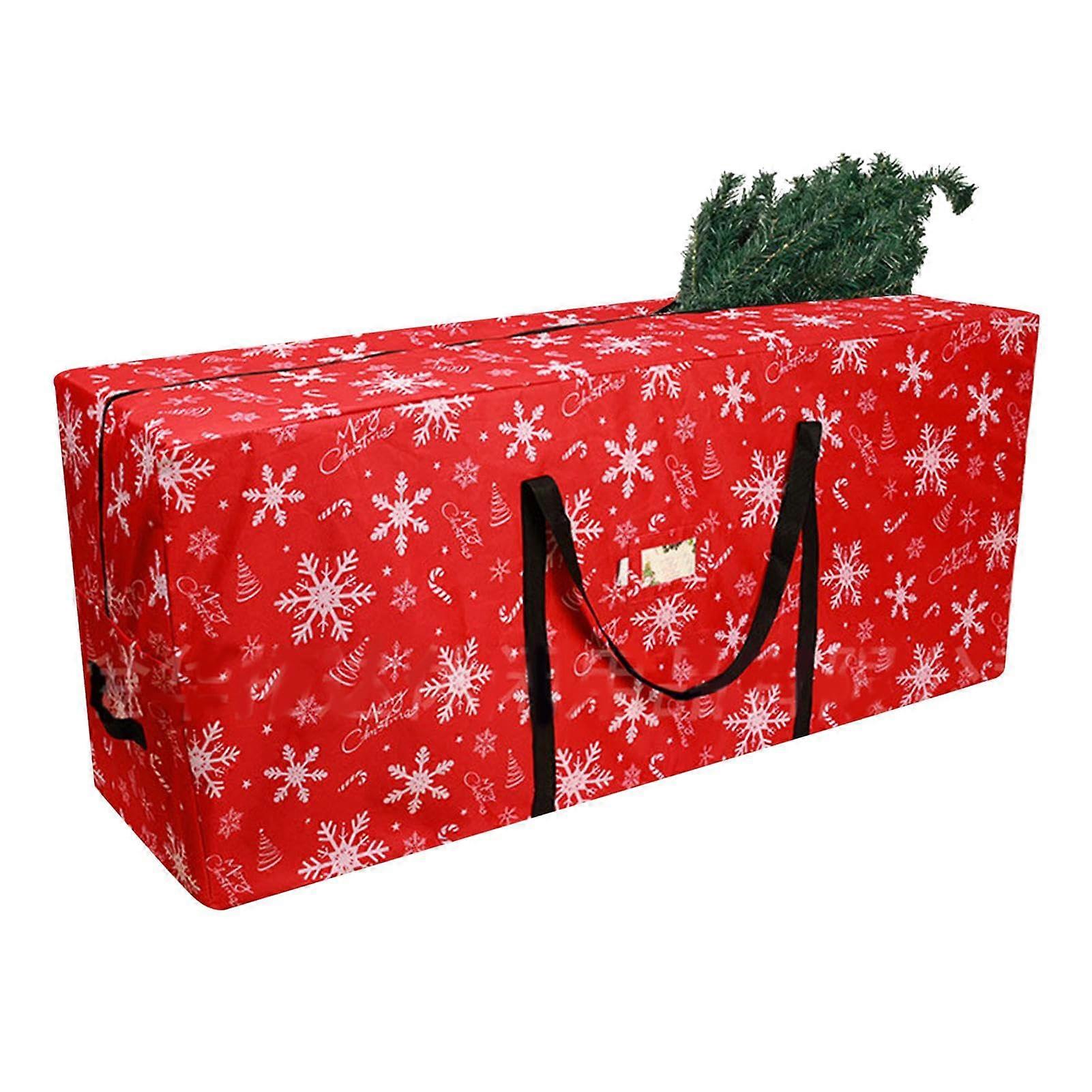 Plush Toy, Large Red Christmas Tree Bag, Extra Large Durable Storage Box