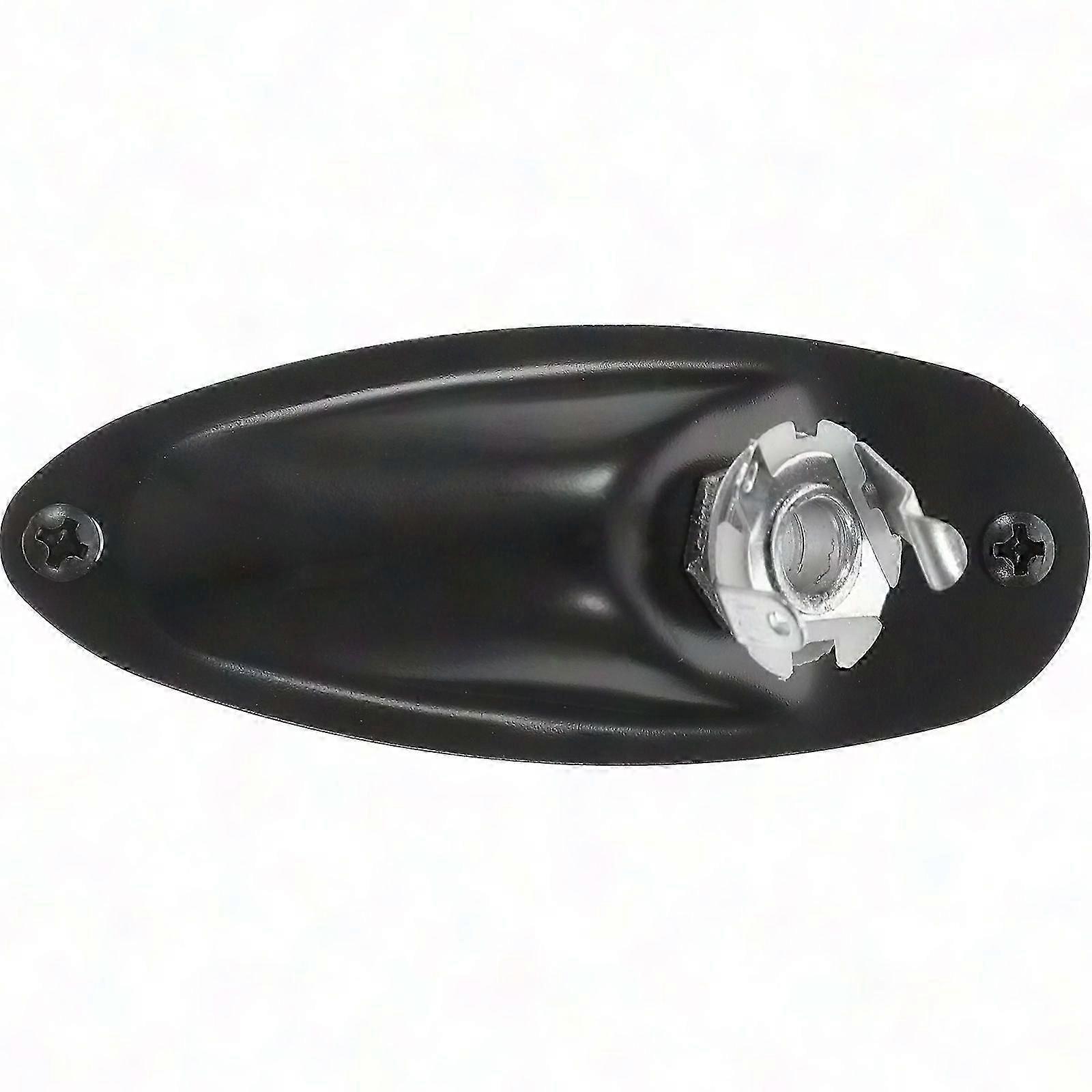 Electric Guitar Input Jack with Screws Metal Replacement Jack Plate