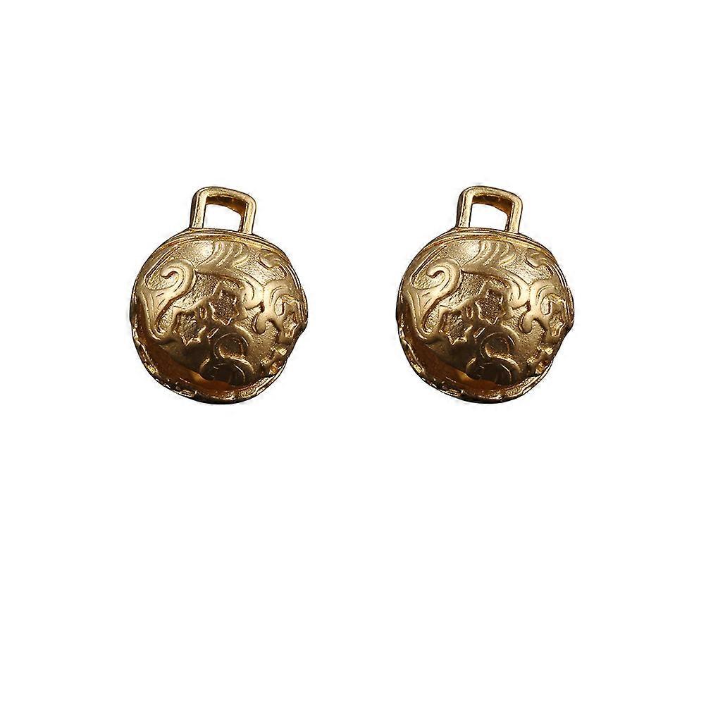 Here's a polished and engaging product description based on the title you provided:
**2pcs Brass Craft Bell Pendants – Vintage Style DIY Hanging