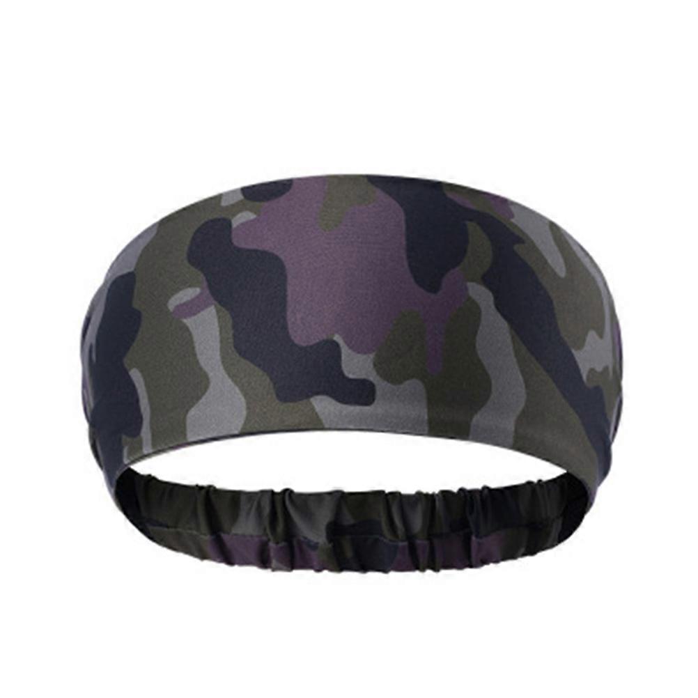 Camouflage Sports Headband Sweat Absorption Prevent Sweat from Entering Eyes 23.5X8 Cm 2Set