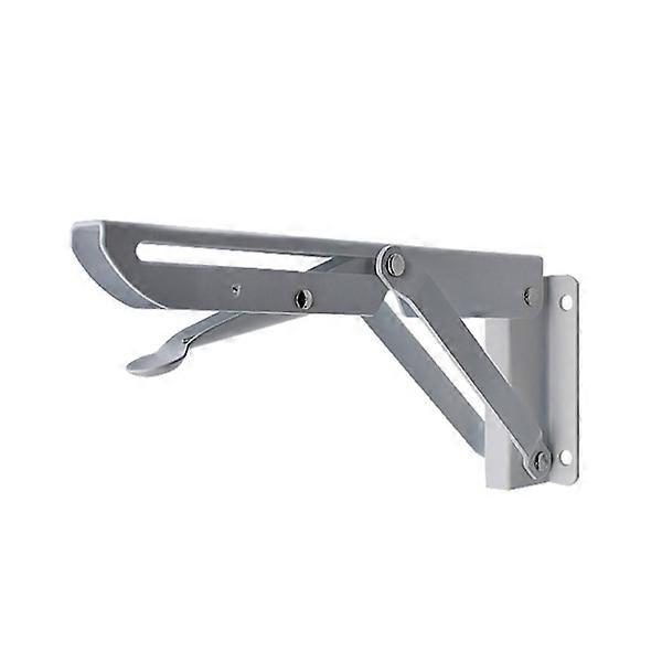 Foldable Stainless Steel Shelf Brackets, Wall-mounted DIY Triangle Brackets for Desk
