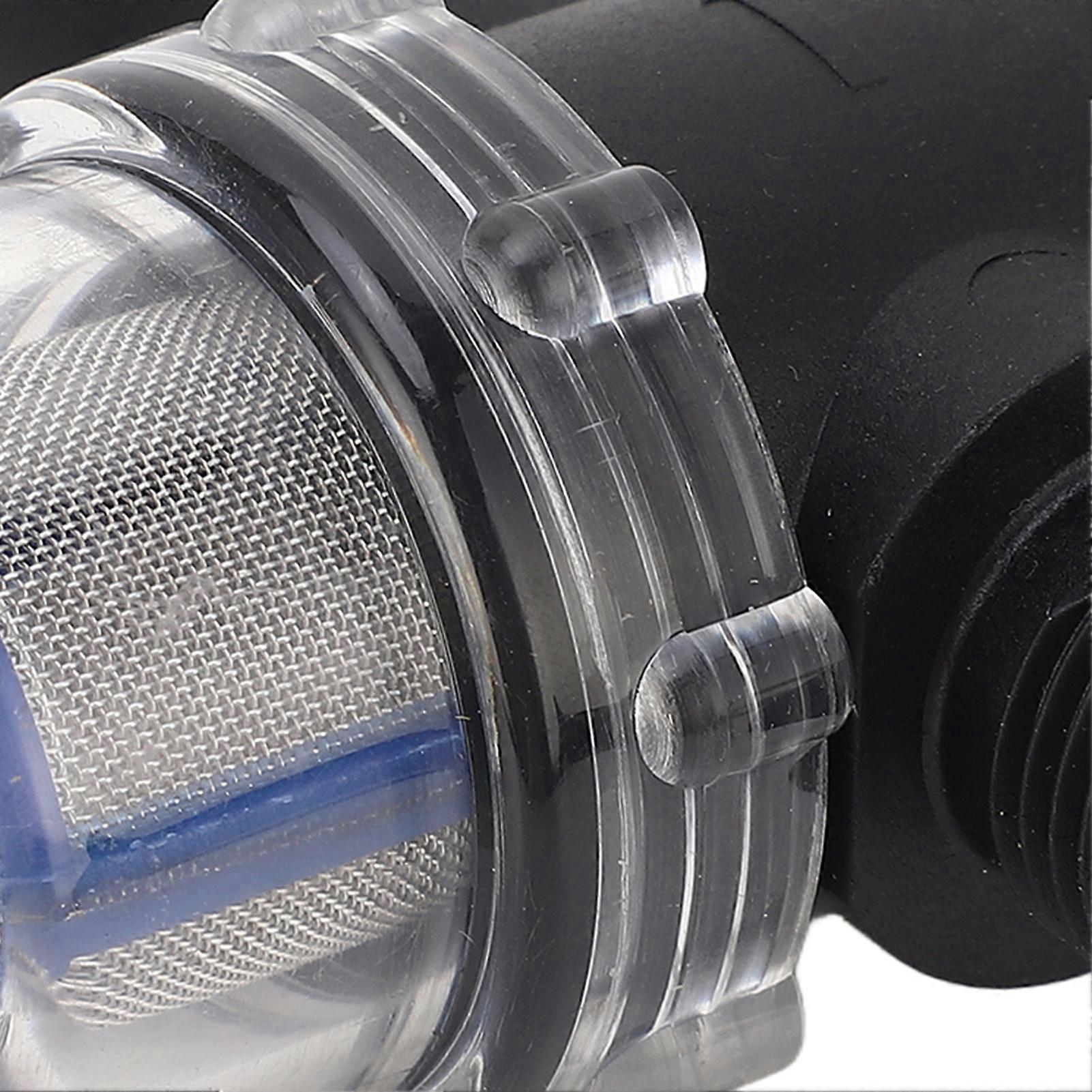 1/2in‑14 Female Thread Inline Filter 50 Mesh Screen Plastic Construction Water Strainer for Pipeline