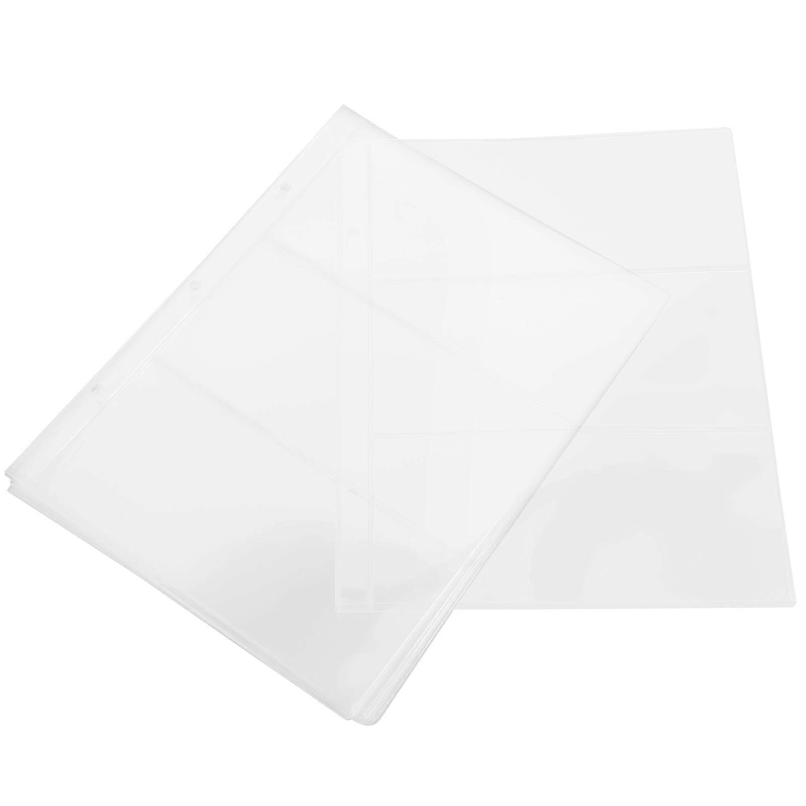 Worgeous 1 Bag of Banknote Storage Bags for Collection Clear Protective Covers for Bills