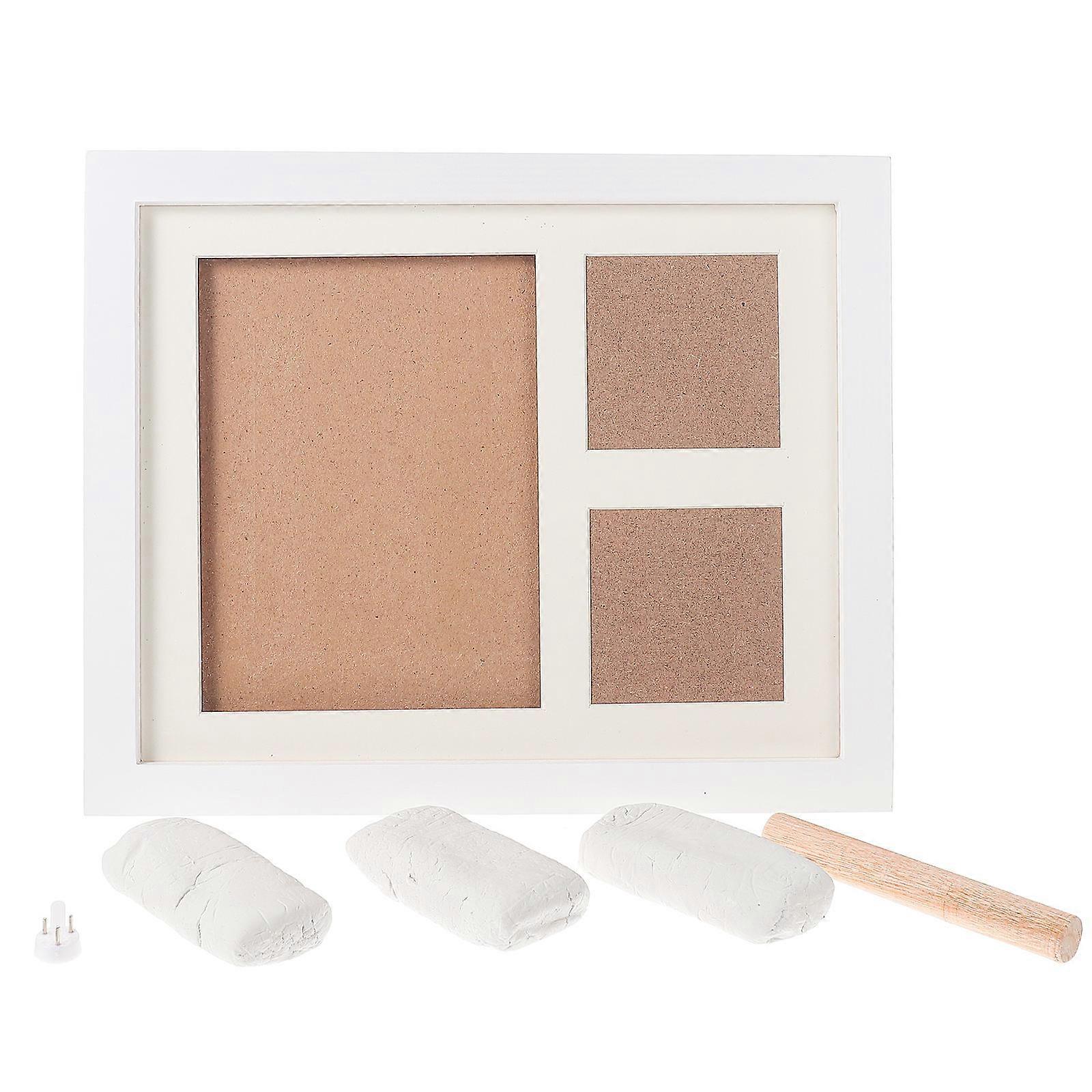 Support de cadre photo décoratif idéal pour un usage domestique avec un design créatif d’impression à la main dans une couleur blanche élégante 1 ensemble