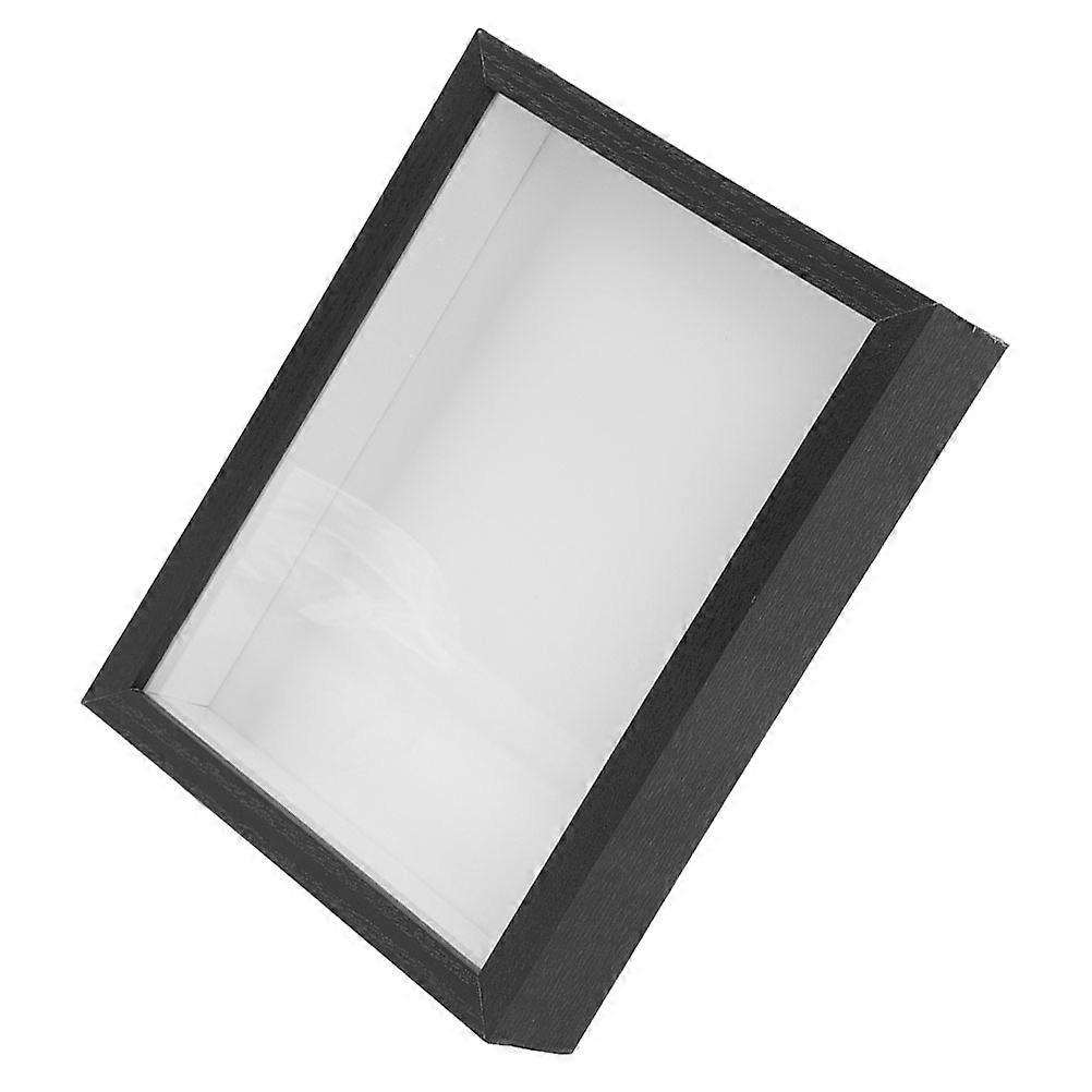 Wooden Shadow Photo Frame with High Definition Storage Box for Hanging Dried Flower Display