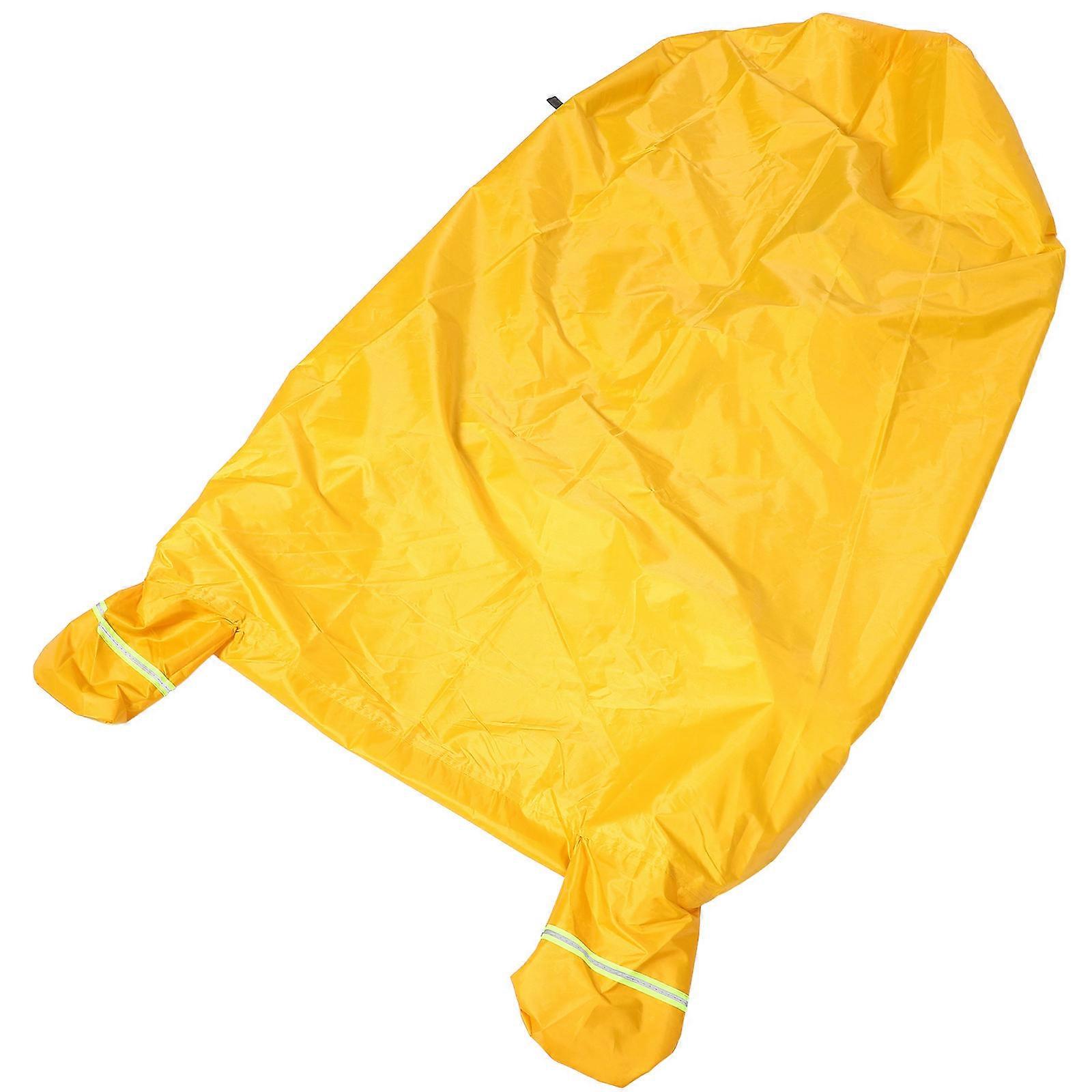 Yellow Durable Oxford Cloth Motorcycle Cover for Decoration Waterproof and Sunproof Full Coverage Foldable 70x100cm