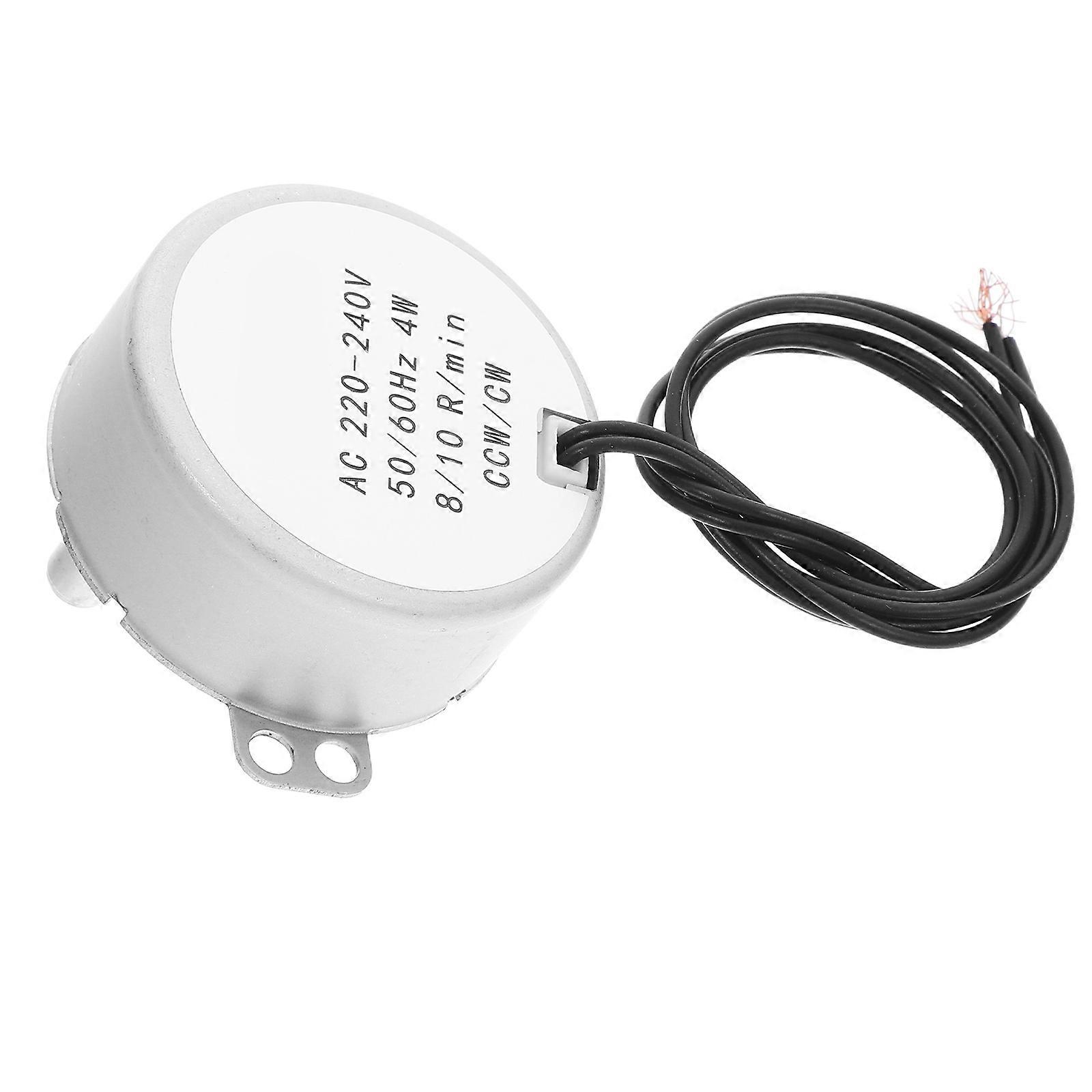 Compact and Powerful Electric Synchronous Motor for Equipment with Iron Material Silver Color