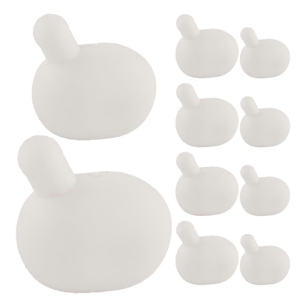 10pcs Squeeze Stress Ball Press Silicone Bubble Inserts for Plush Replacement, DIY Crafting Beads for Creative Family Projects
