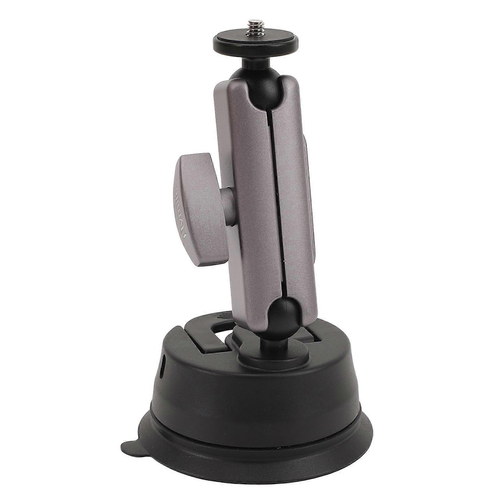 Suction Mount for POCKET 3 for Ace Pro Aluminum Dual Ball Head Action Camera Car Windshield Mount Holder with 1/4 Inch Adapter for Shooting Vlogging