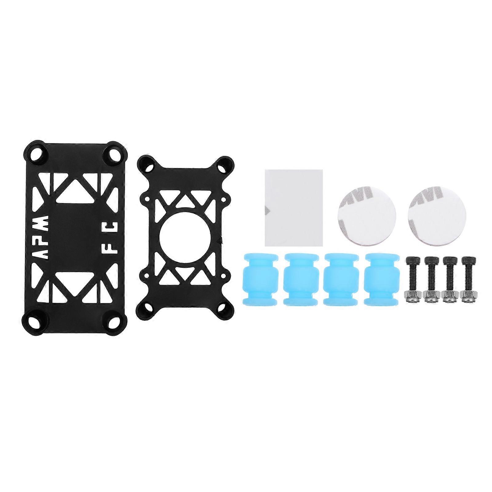 Vibration Damping Mount Board for Quadcopter Flight Controller – Lightweight Shock Absorber with Mounting Tape and Screws