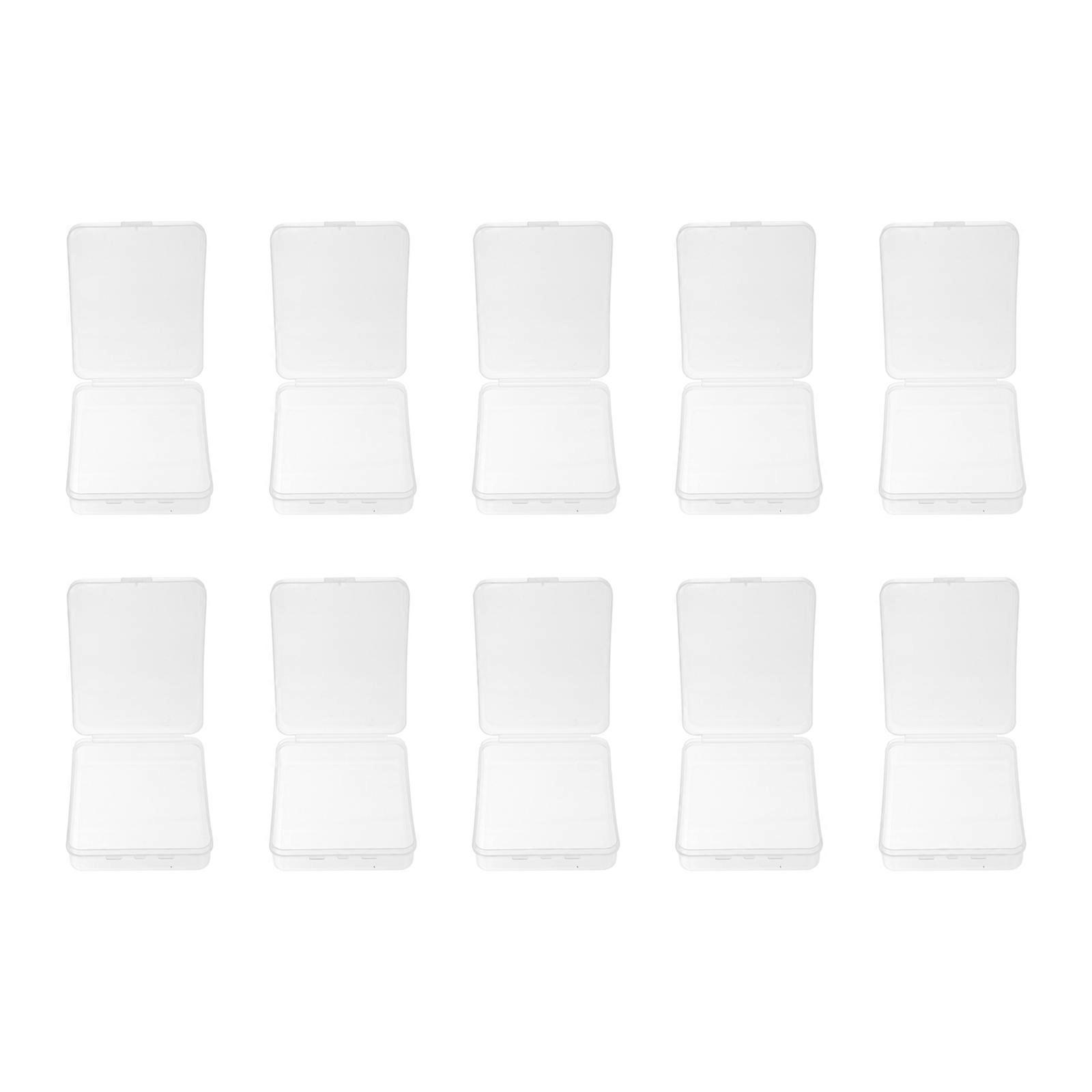 Here's a refined and professional product description based on your input:

 

**10pcs Transparent Small Plastic Storage Boxes – Ideal for Makeup