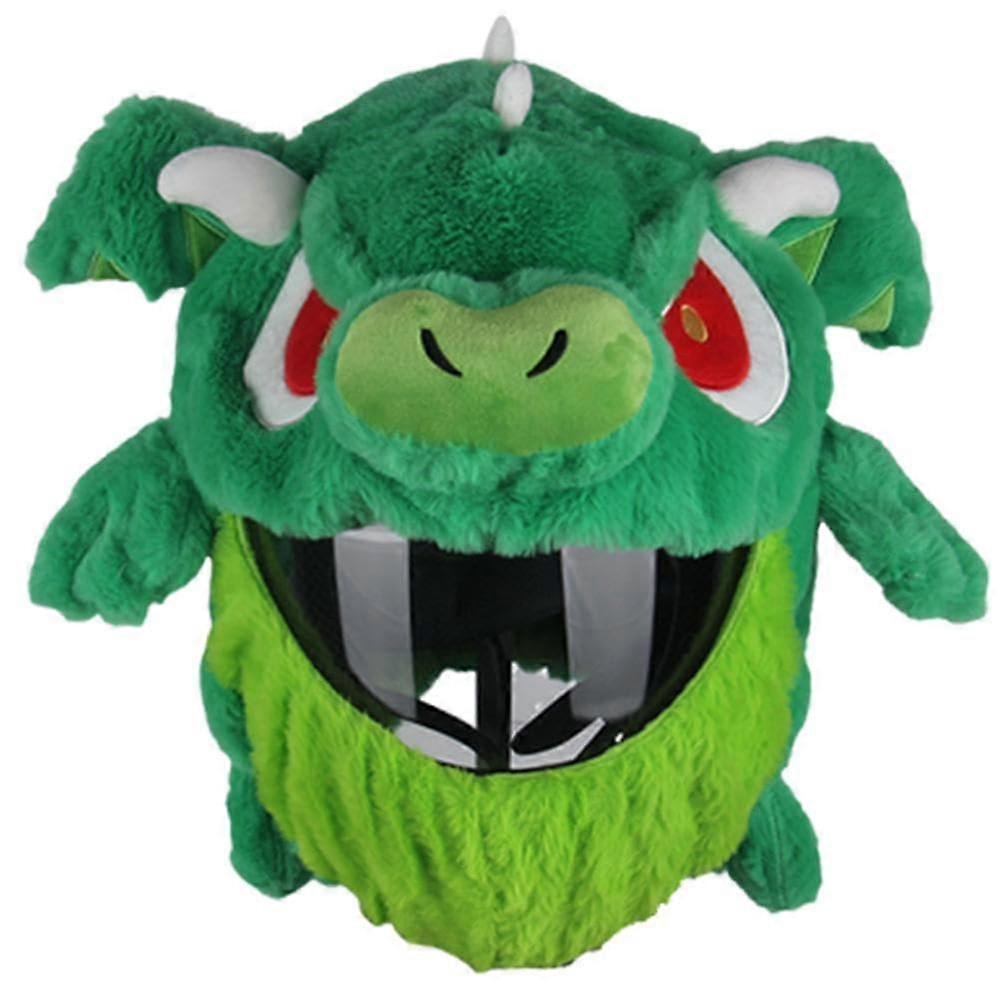 Helmet Cover Cartoon Animal Plush Set, Soft Polyester Fluffy Headgear Protector, One Size Fits Most, Assorted Colors
