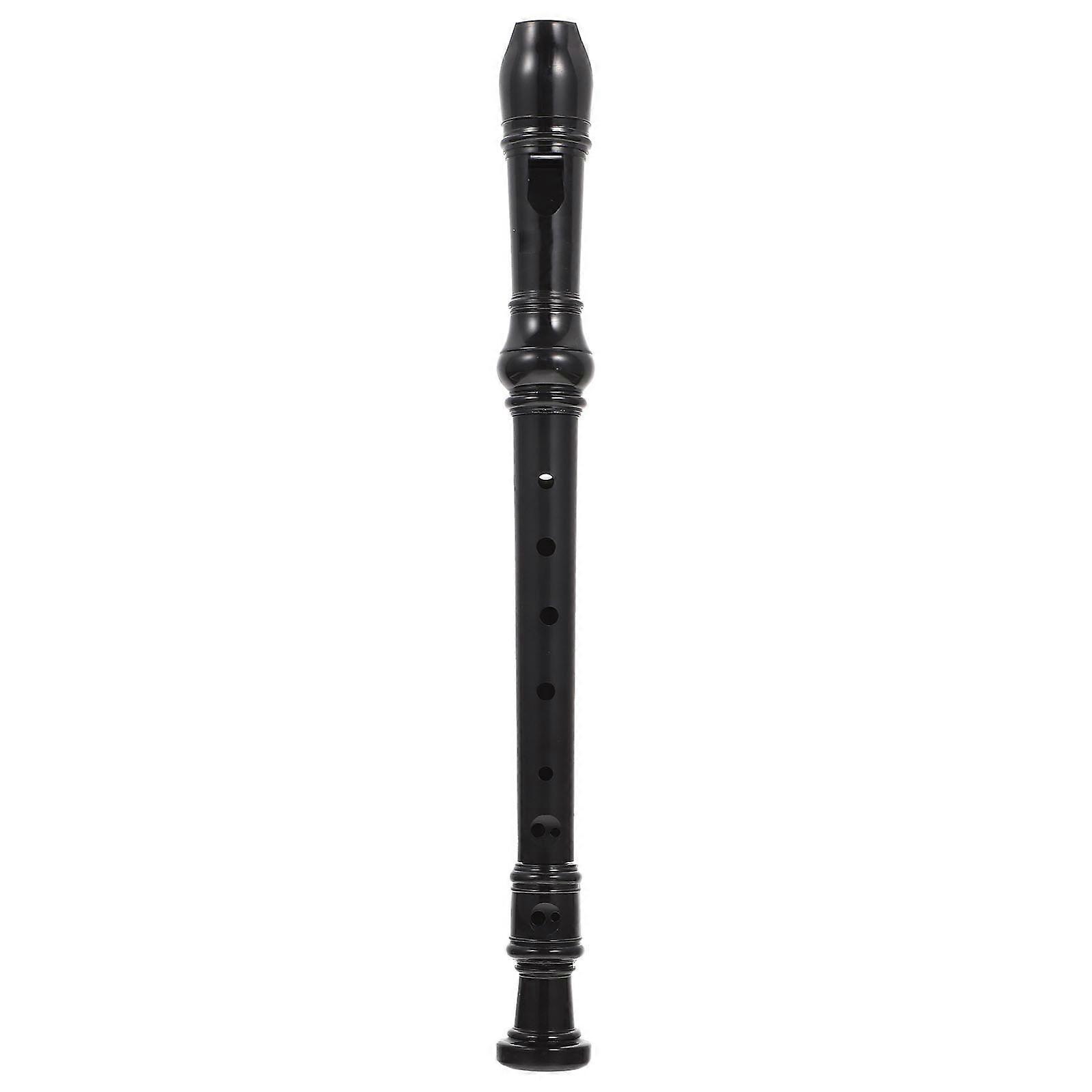 Black ABS Flute for Kids Playing with Accurate Tones and Easy to Use Lightweight and Durable