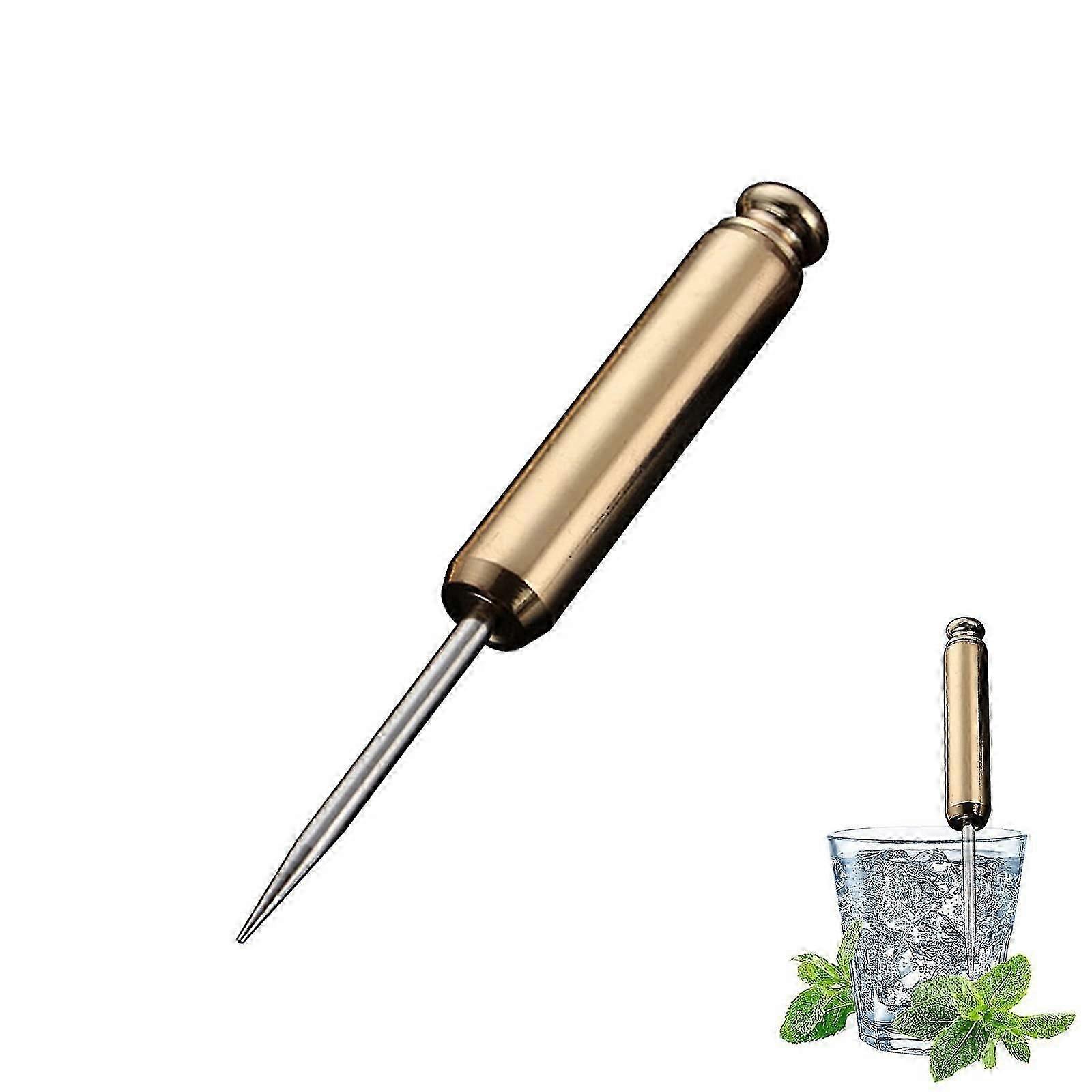 Outil de pic à glace en acier inoxydable avec poignée de sécurité et étuis de protection