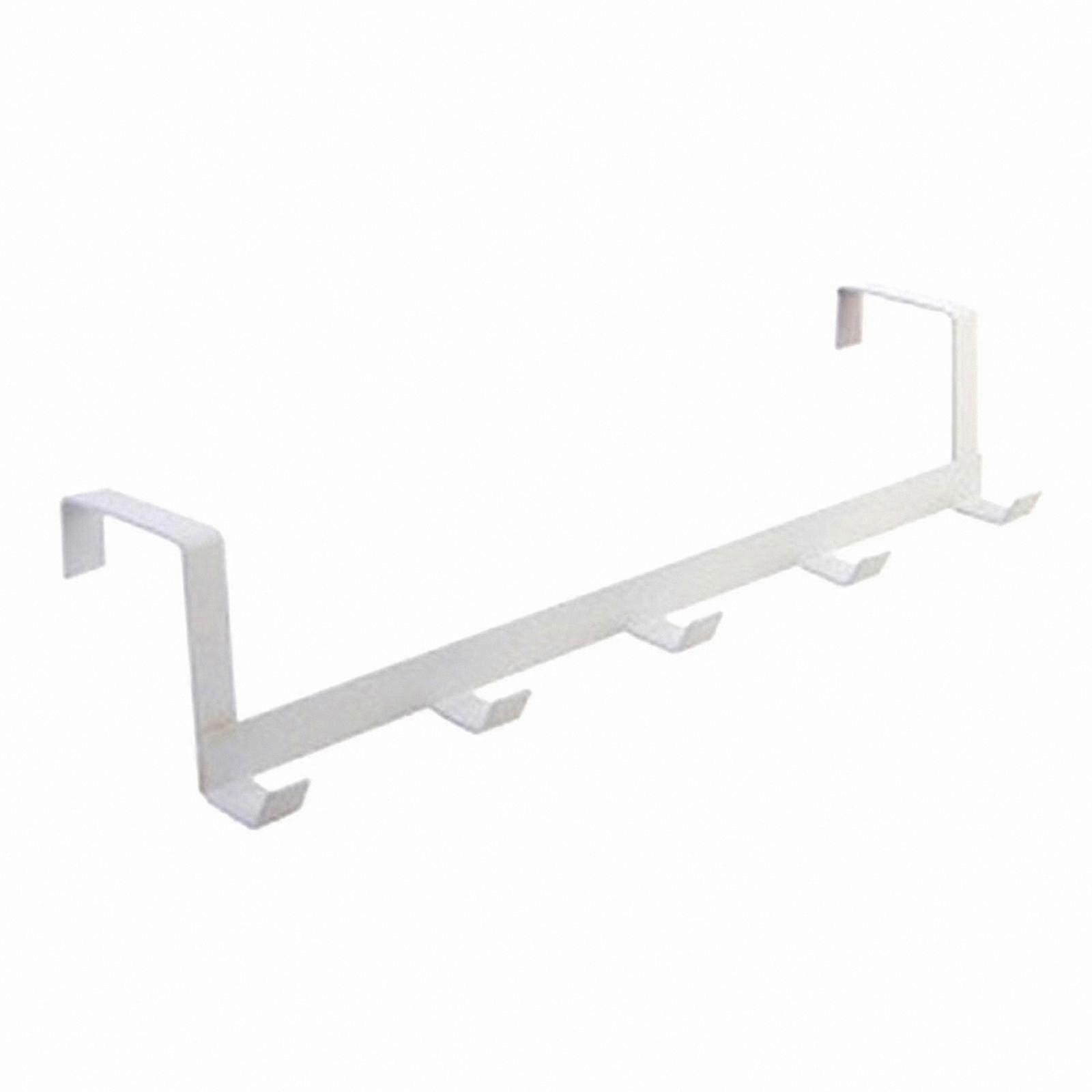 Wall-Mounted Multi-Hook Rack for Clothes, Towels, and Utensils