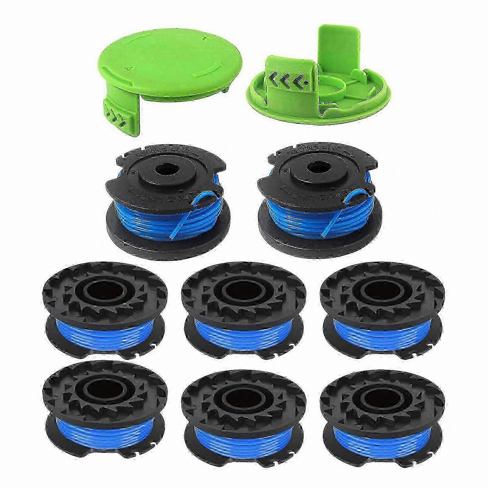 Cordless String Trimmer with 8 Spool and 2 Cap Line, Compatible with 24V/40V/80V Batteries