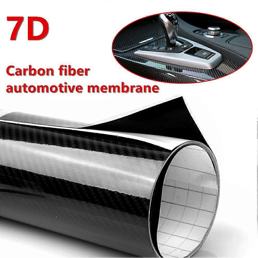 high gloss carbon fiber vinyl wrap 7D with bubble free technology