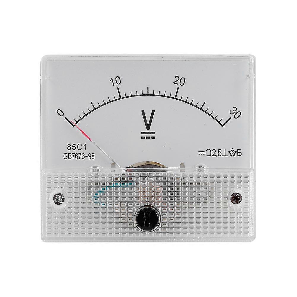 DC 0-30V DC Analog 85C1 Current Voltmeter Voltage 2.5 Accuracy Voltage Analog Voltmeter Panel