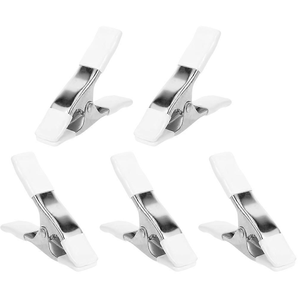 5pcs Heavy Duty Spring Clamps with Protective Covers – Durable Backdrop Clips for Photography, PVC, Light Stands, Tripods – Versatile Use