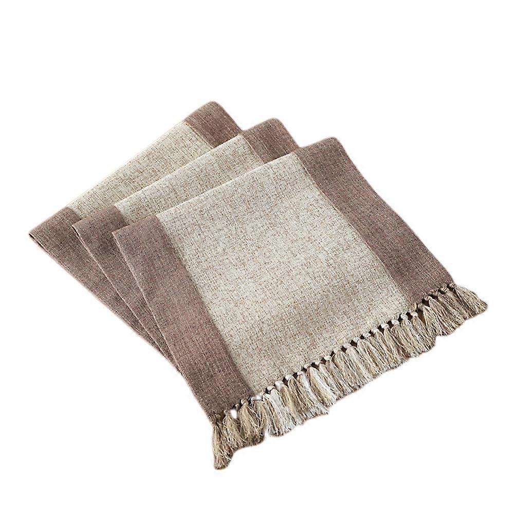 Washable Table Runner Double Table Cloth For Party Decor 38x220cm Beige 1Set