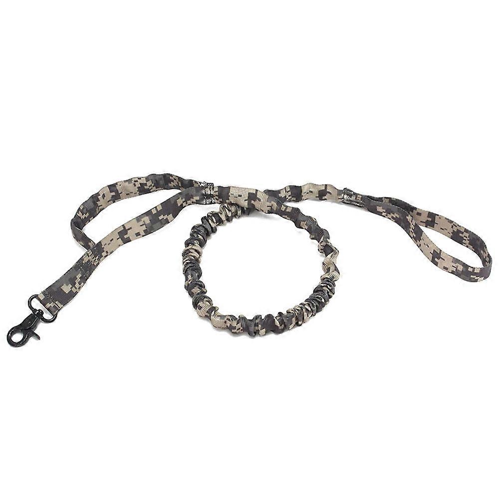 Camouflage Dog Leash Nylon No Pull Bungee Dog Training Leads Elastic Buffer Pet Leash for Medium and Large Dogs