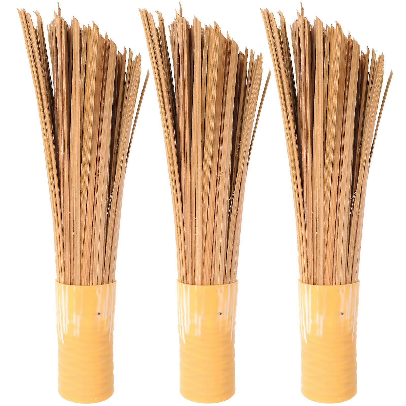 3pcs Non Scratch Pot & Wok Cleaning Brushes for Efficient Grease Removal – Kitchen Cleaning Tools for Pots and Dishes