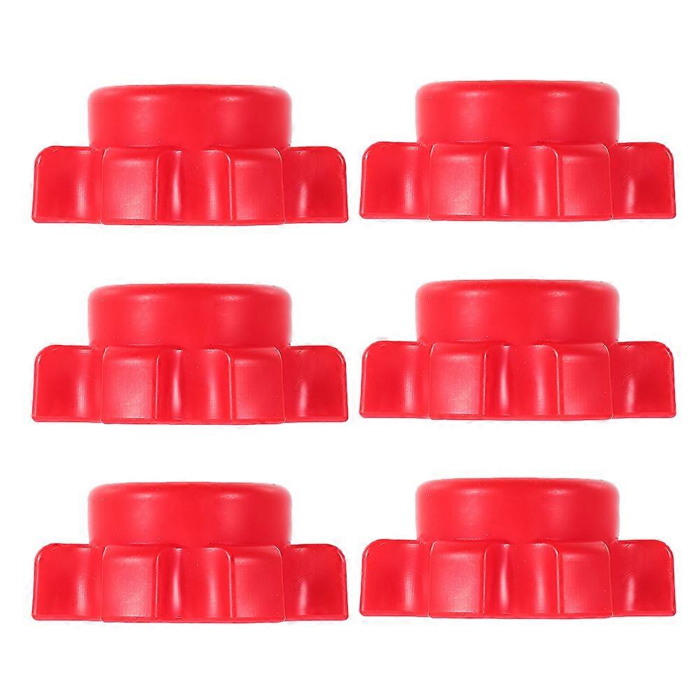 6pcs Plastic Dumbbell Nut for Weight Lifting – Easy Install, Secure Barbell Screw for Home Gym Fitness Accessory