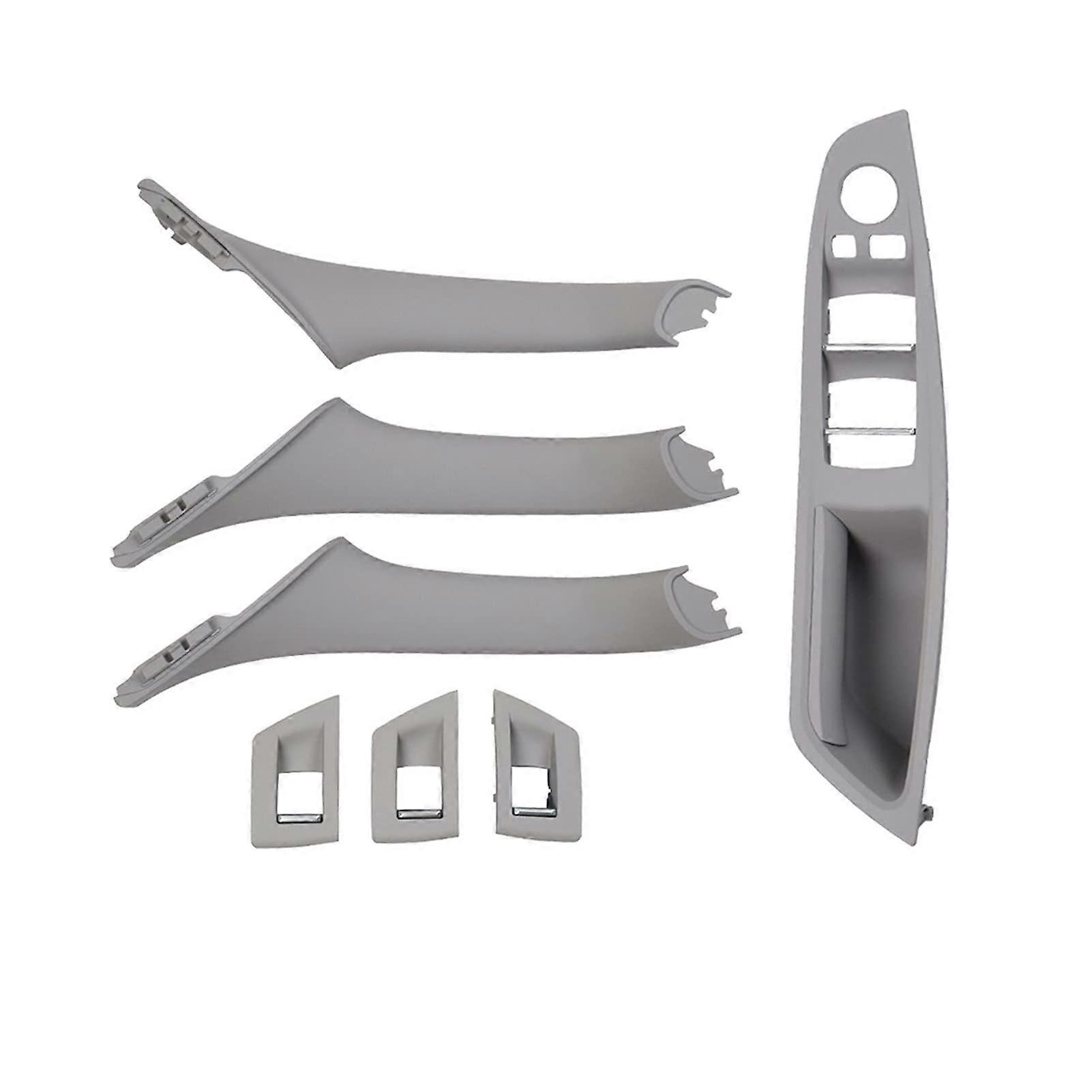 RHD Rechtslenker-Armlehnen-Zuggriffsatz for Fahrerinnentür Compatible with BMW 5er F10 F11 520i 523i 525i 528i 535i Gray 2009-2016