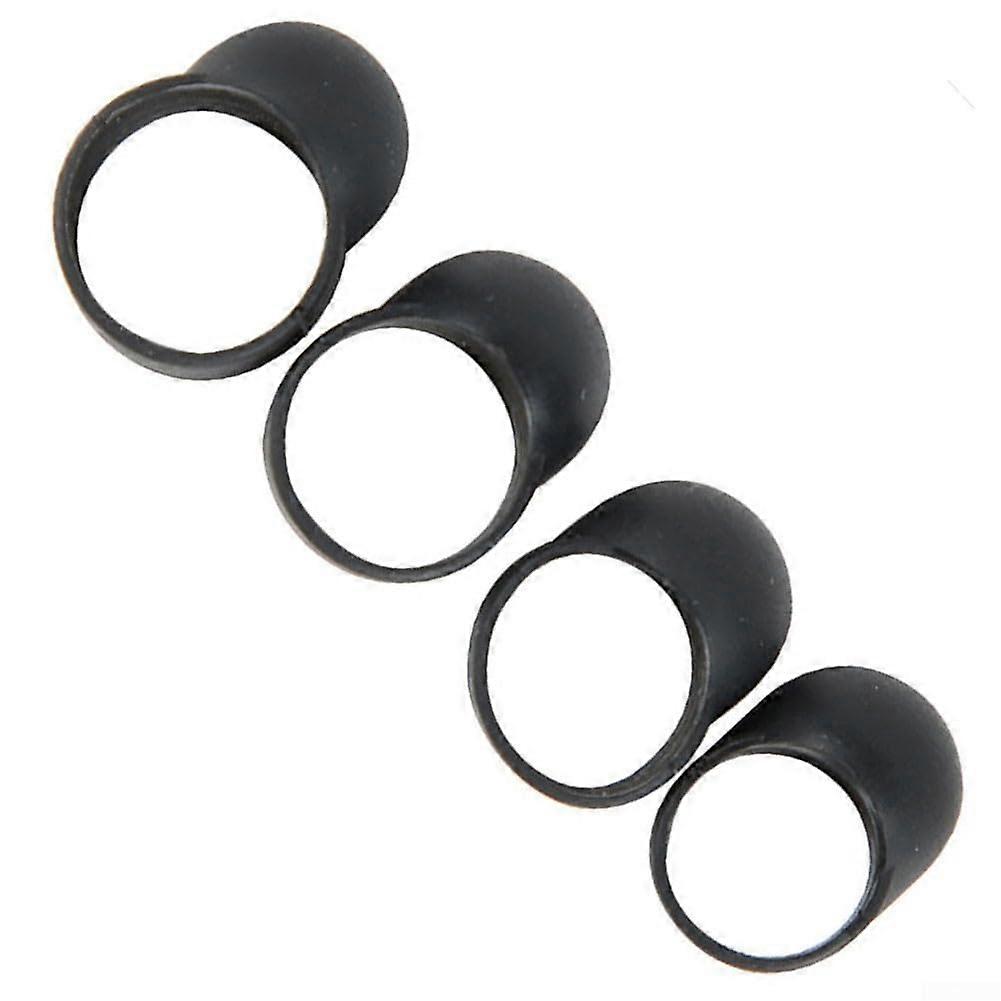 Premium Drum Finger Cover Set - 4 Silicone Non-Slip Sleeves for Comfortable Tongue Playing on Drums