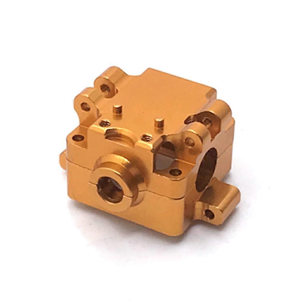 Metal Front Rear Wave Box RC Crawler Car Housing Cover Shell 1:28 Scale Gold Upgrade Replacement Parts Conversion Parts