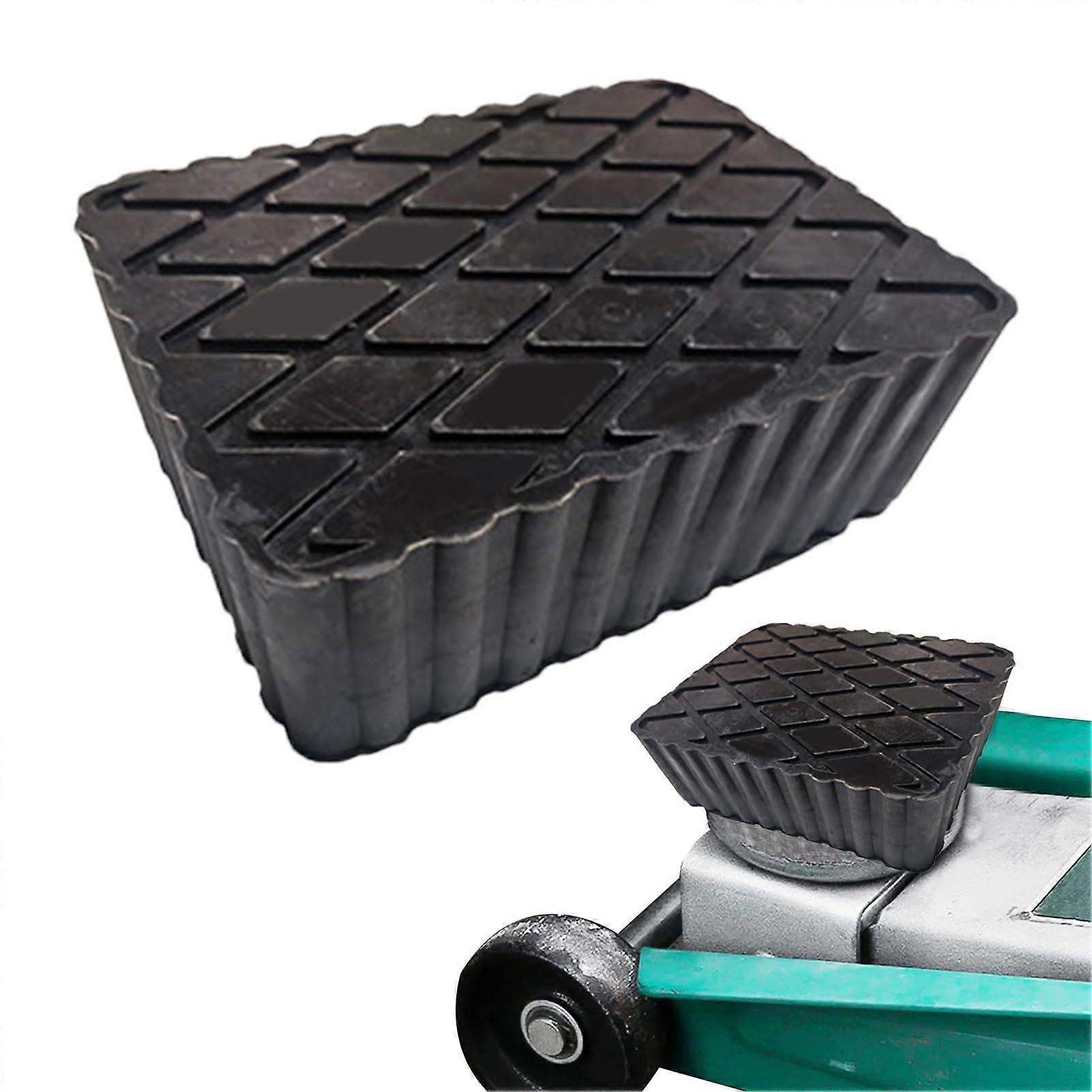 Lifting Wedge Rubber For Car | Truck Jacking Helper | Non-Slip Underframe Support Blocks For Motorhomes, Trucks, Garage