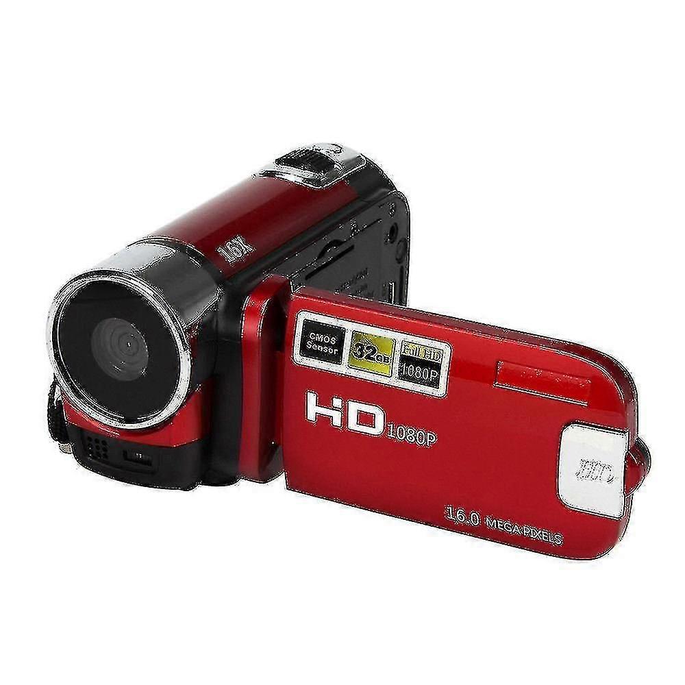Caméscope HD 1080p rouge - Caméra vidéo numérique professionnelle