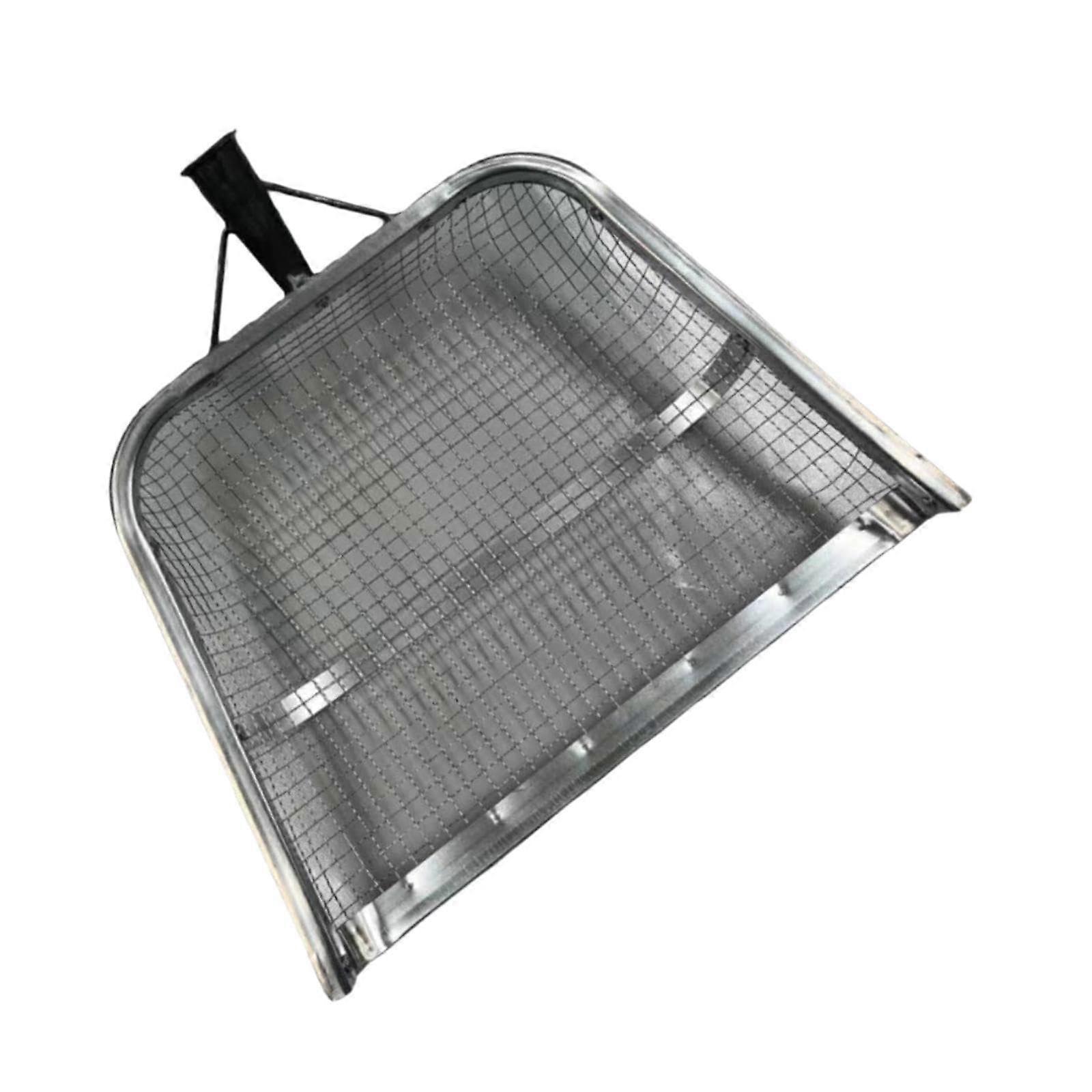 Metal mesh sieve for agriculture, versatile tool with screw connection, suitable for various applications, 1.2 cm mesh size.