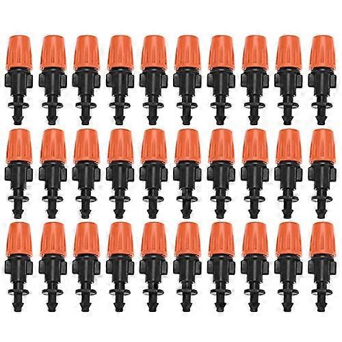 50 Pcs Drip Irrigation Nozzle Set, Adjustable Water Mist and Water Column Modes for Efficient Garden Watering