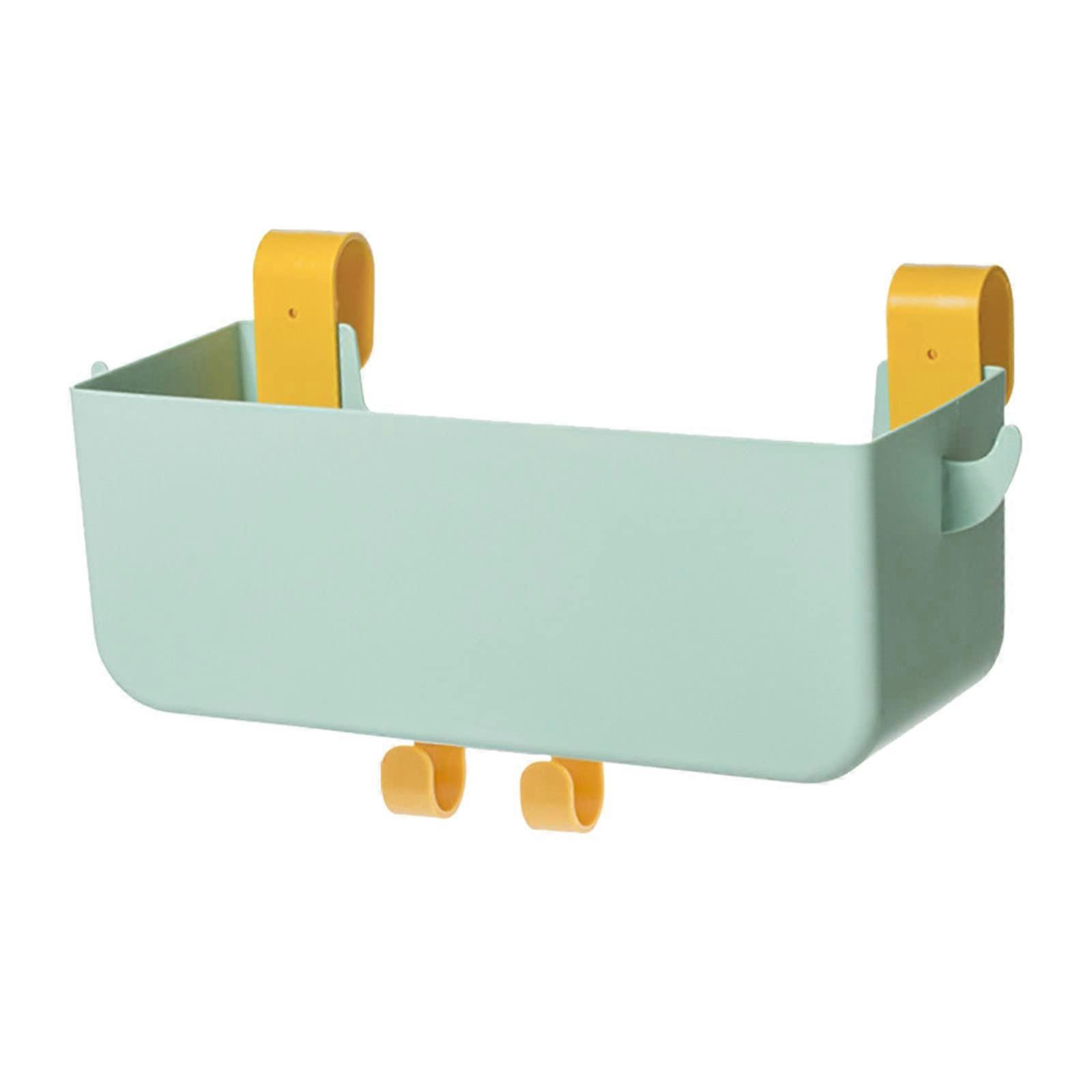 Student Dormitory Bedside Storage Hanging Basket with Hook, Large Capacity Compartmental Storage Box for Clothes Under Bed, One Size