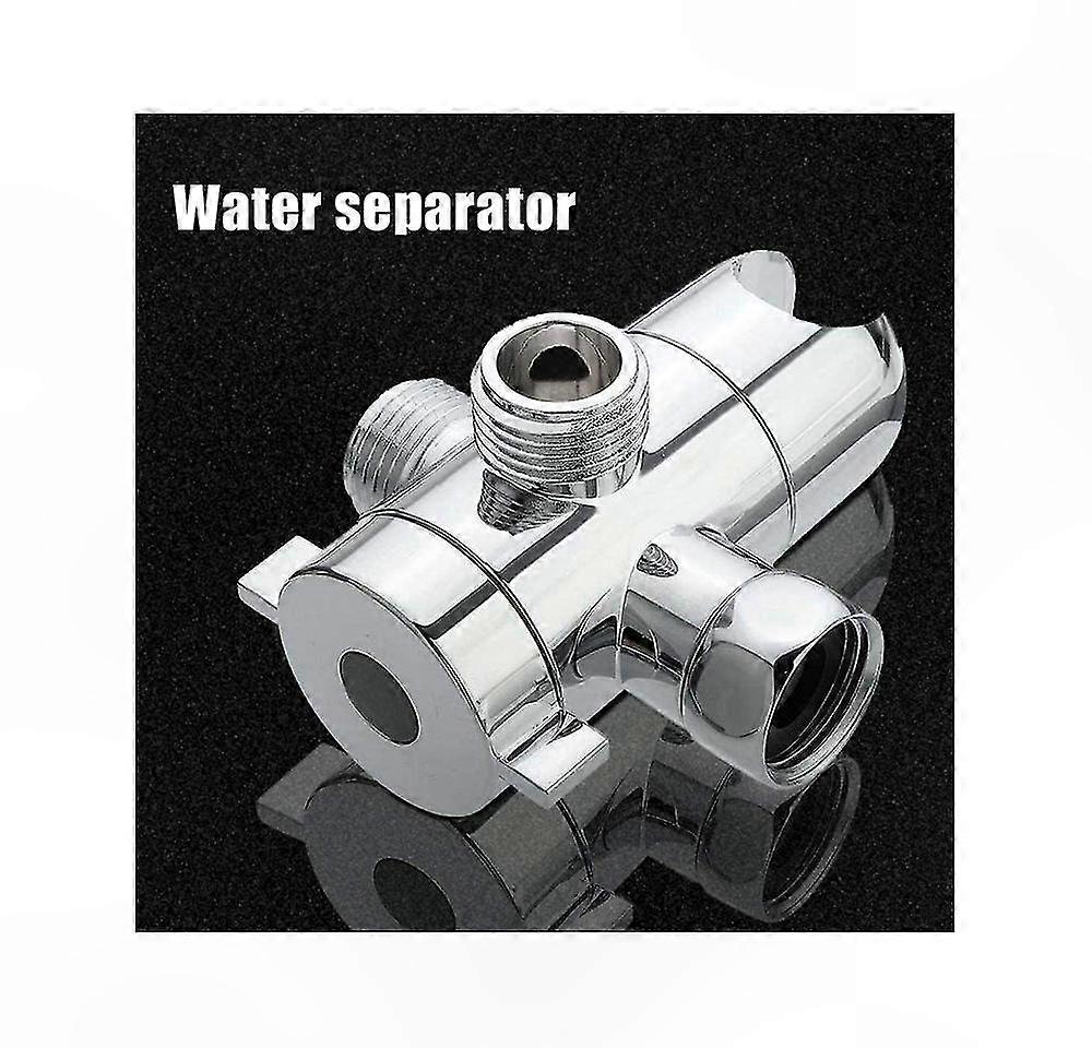 Three-Way Tap Adapter for Shower Arm with Top Spray and Arrow Transfer Functionality